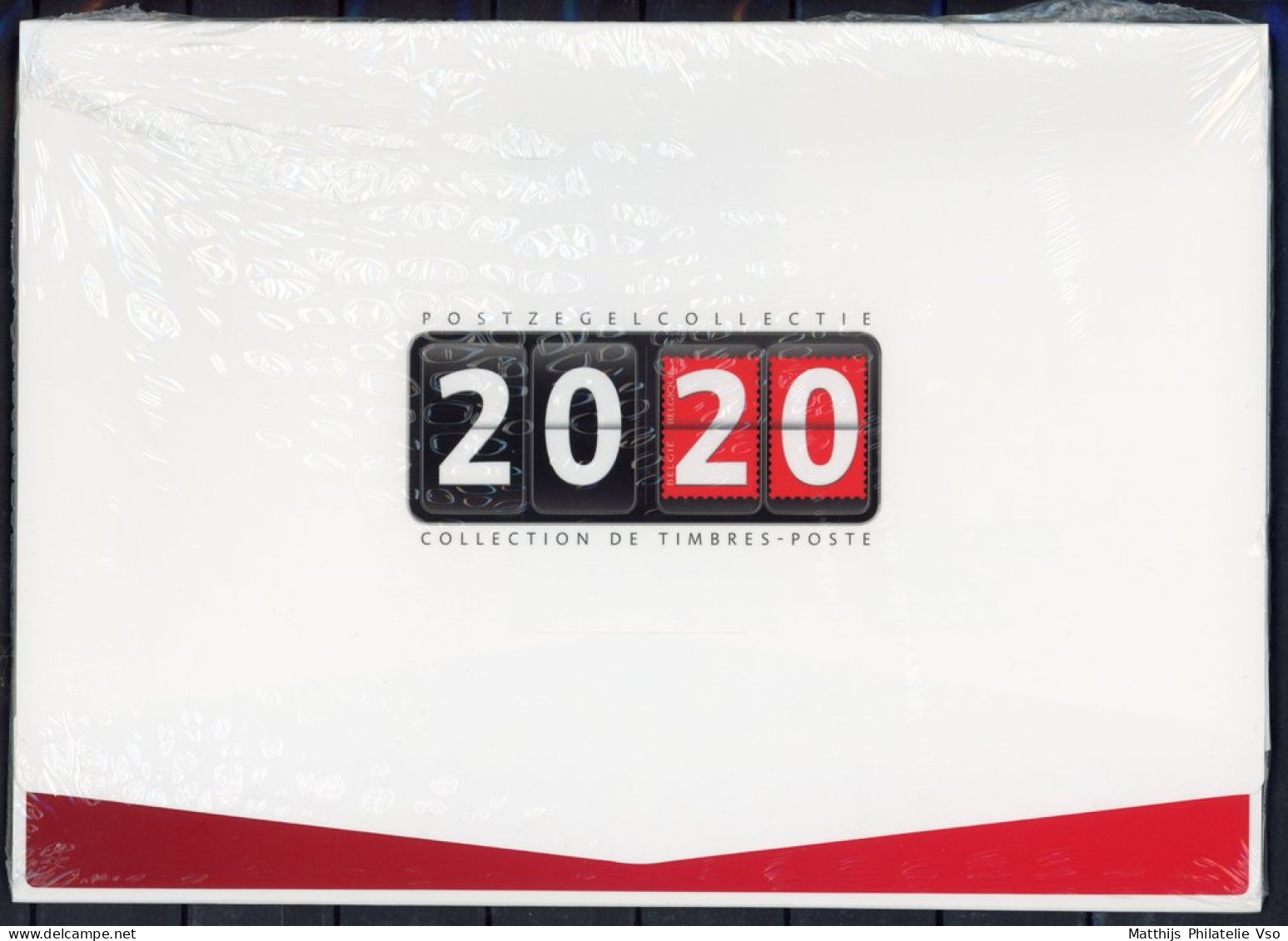 [** SUP] Année 2020 : Complète Dans La Pochette Annuelle De La Poste Encore Fermée. Forte Faciale - Unused Stamps