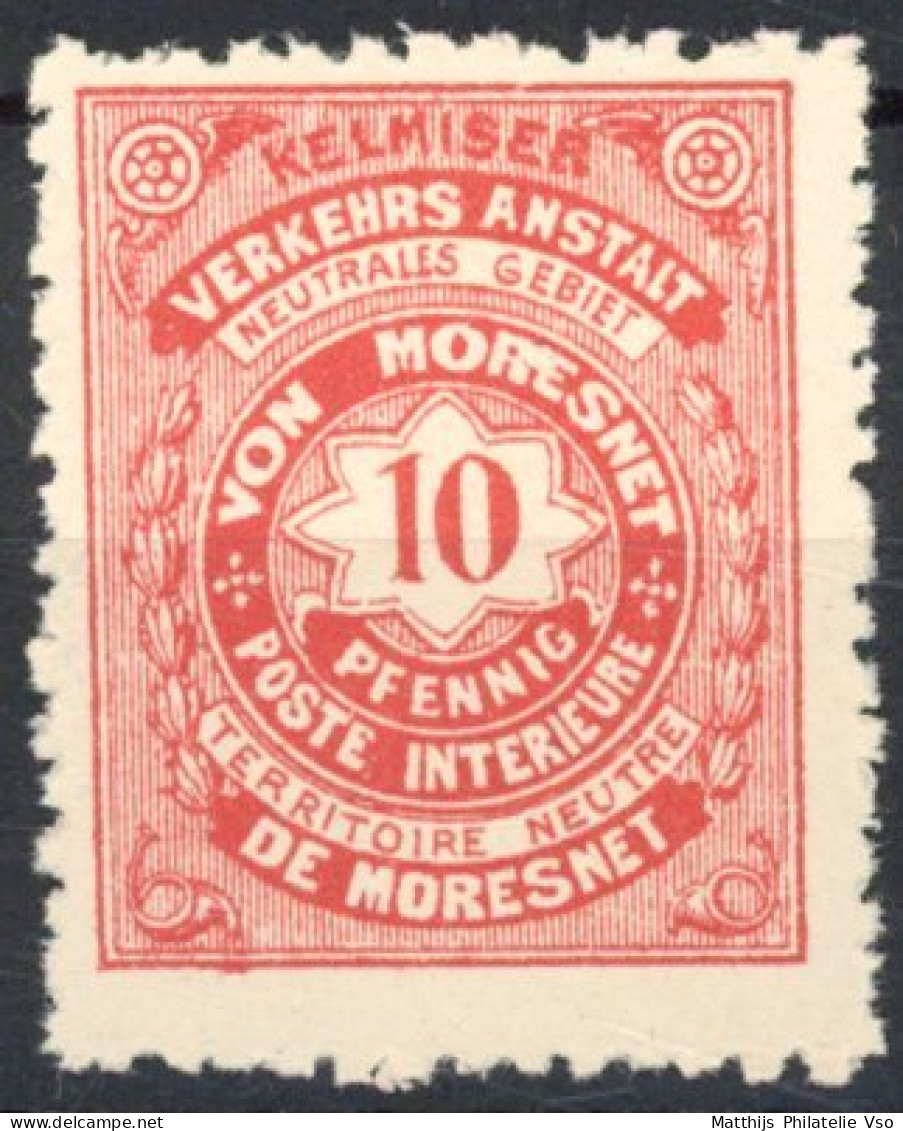 [** SUP] LO6, 10Pf Rouge - Fraîcheur Postale - Cote: 53€ - Privat- Und Lokalpost [PR & LO]