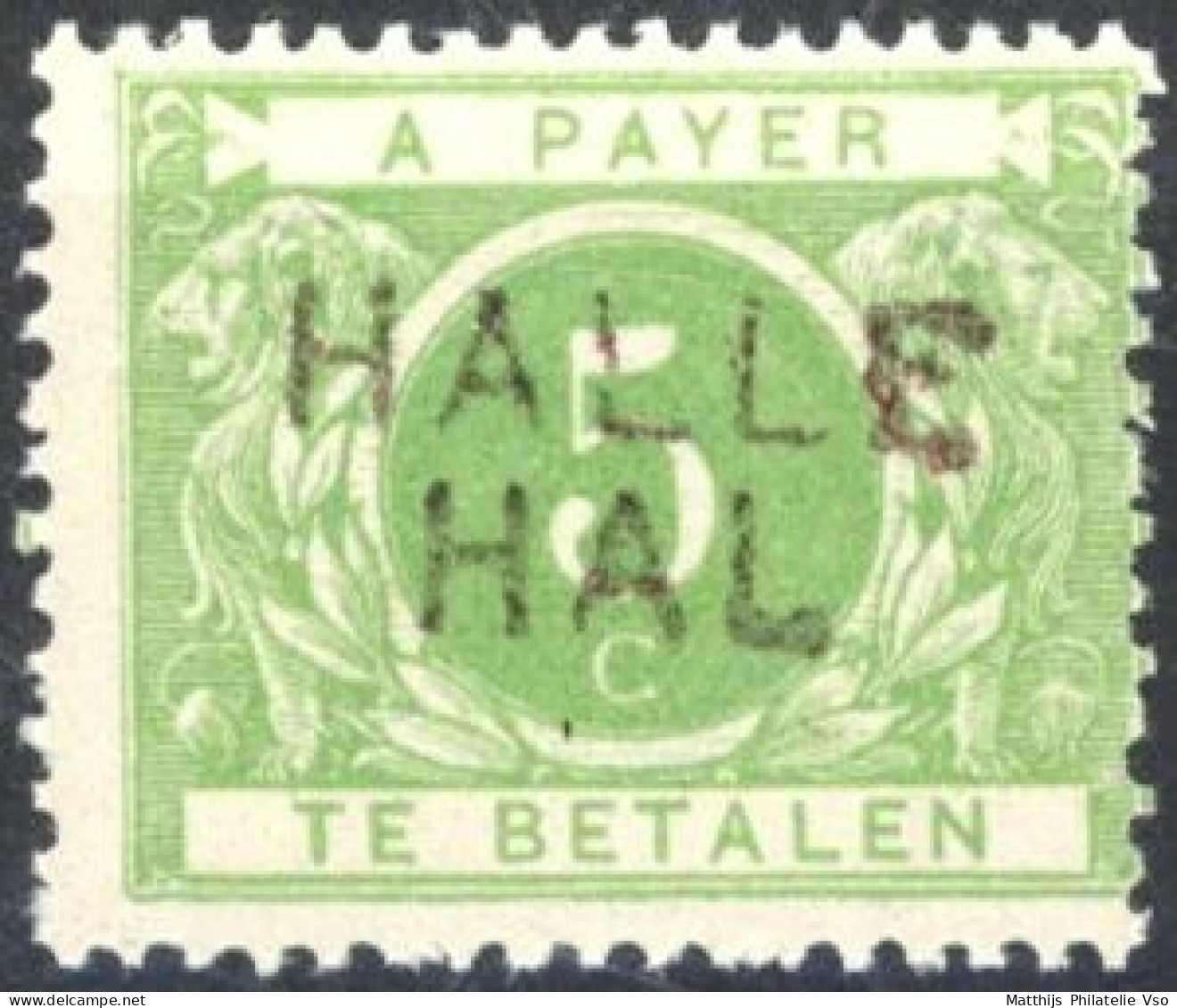 [** SUP] TX3A, 5c Vert-jaune - Fraîcheur Postale - Cote: 23€ - Timbres