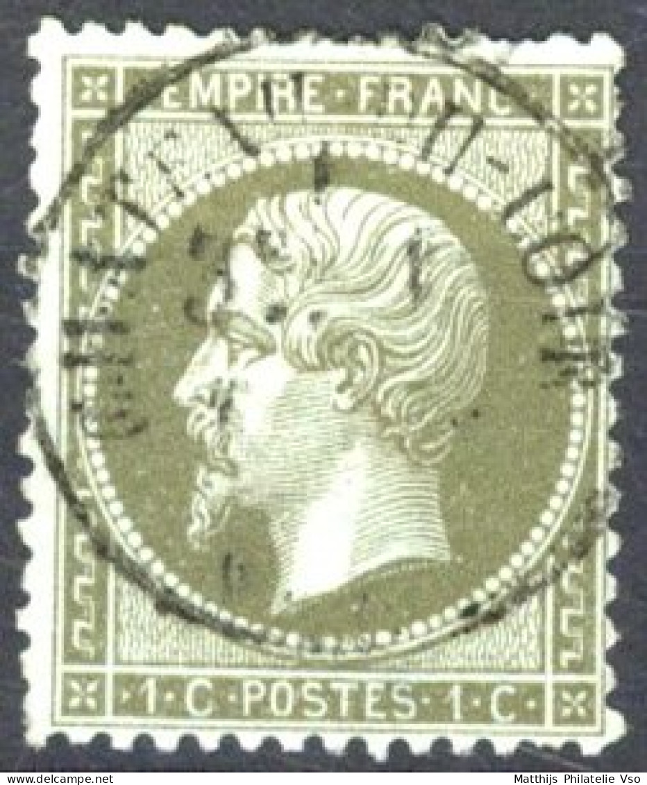 [O SUP] N° 19, Centrage Correct - TB Obl Centrale Càd 'Château-Loir( - 1862 Napoléon III.