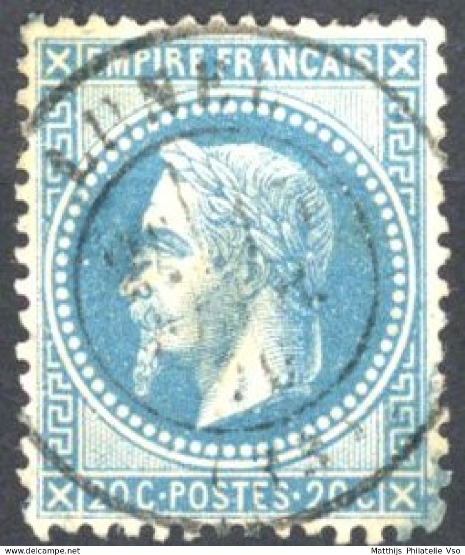 [O SUP] N° 29B, Type II - Superbe Obl Càd 'Lunel' - 1863-1870 Napoléon III. Laure