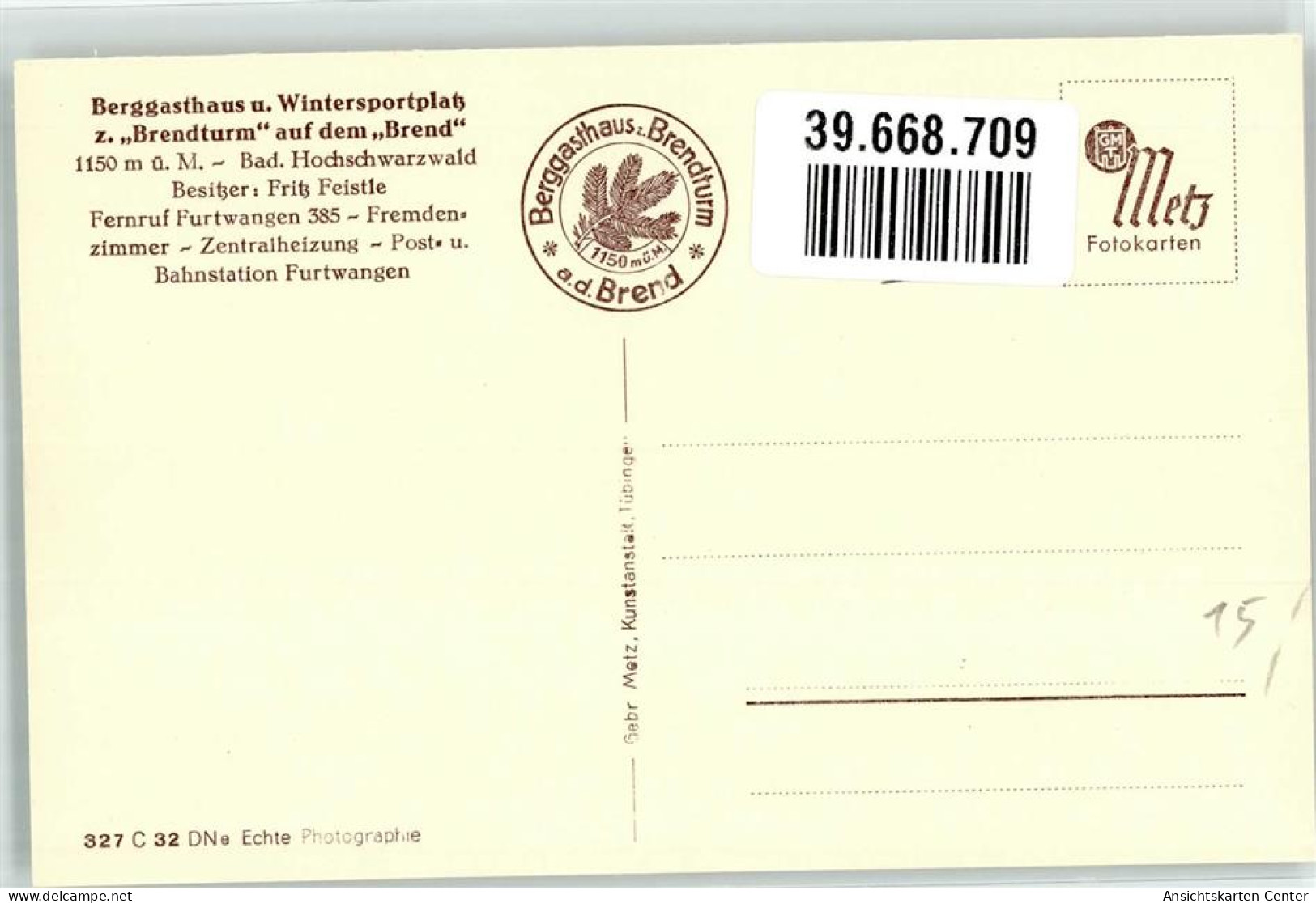 39668709 - Furtwangen Im Schwarzwald - Furtwangen