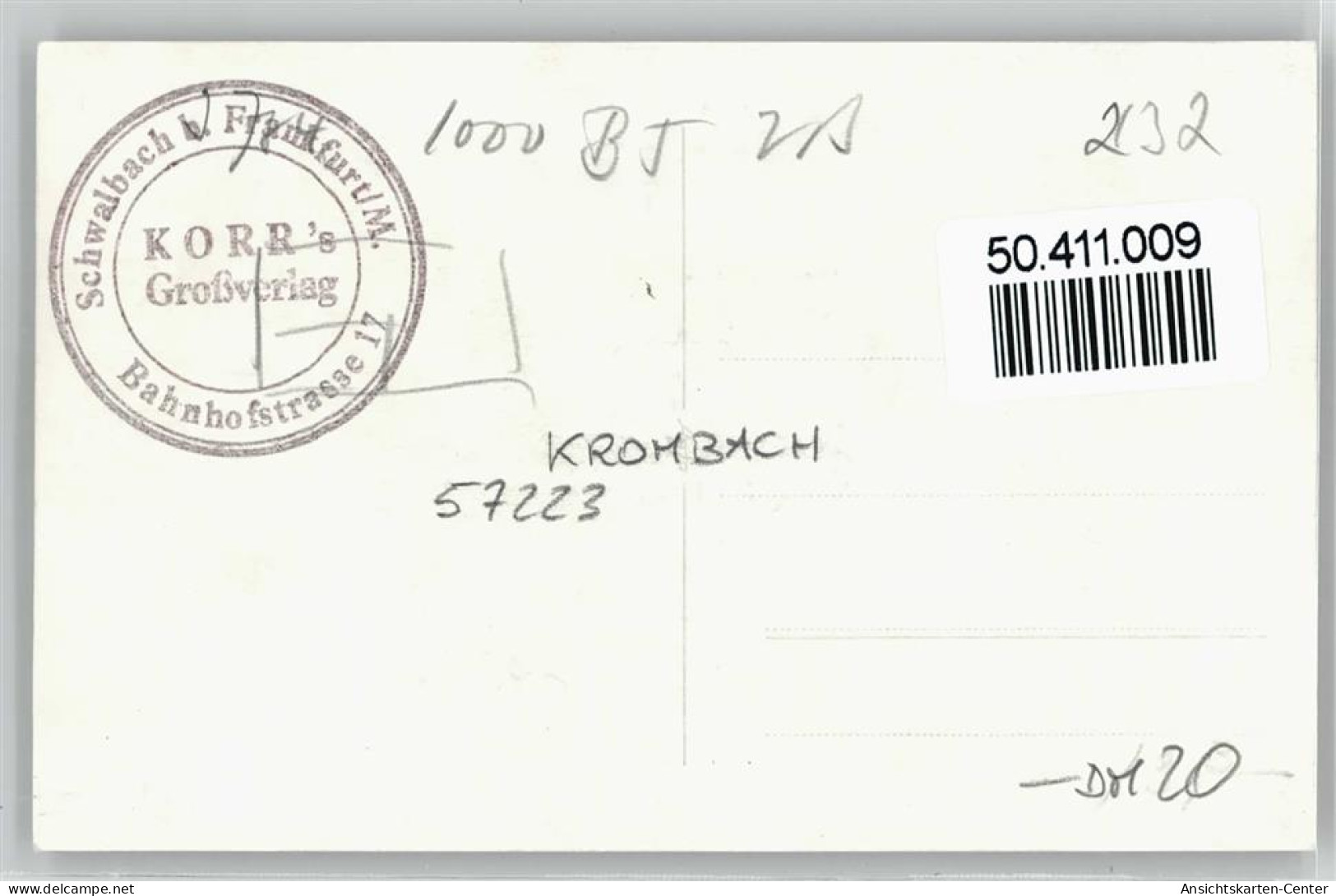 50411009 - Krombach , Westf - Otros & Sin Clasificación