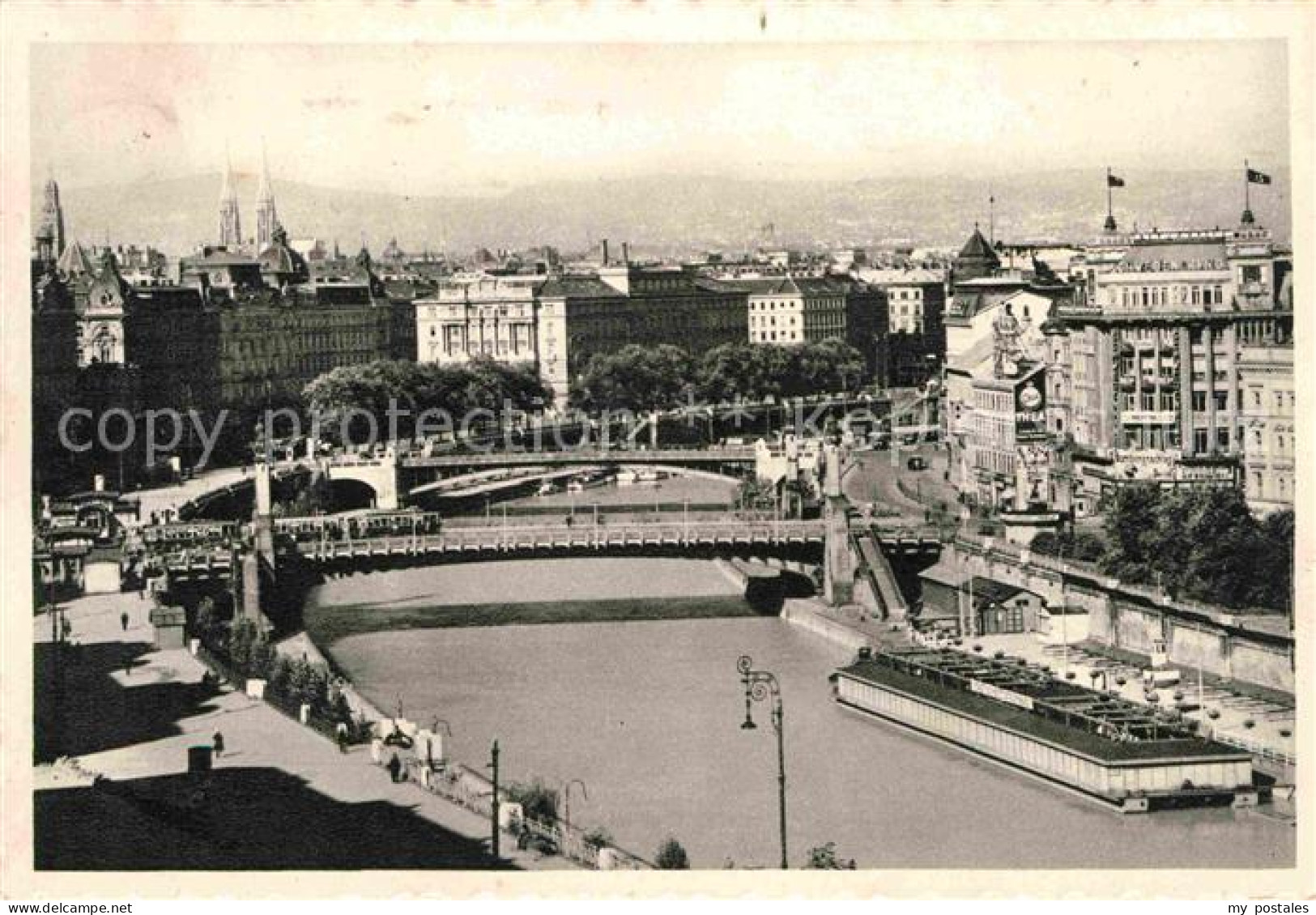 72694150 Wien Kai Donau Bruecken Wien - Autres & Non Classés