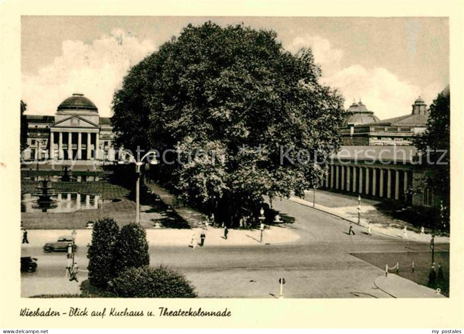 72694134 Wiesbaden Blick Auf Kurhaus Und Theaterkolonnade Wiesbaden - Wiesbaden