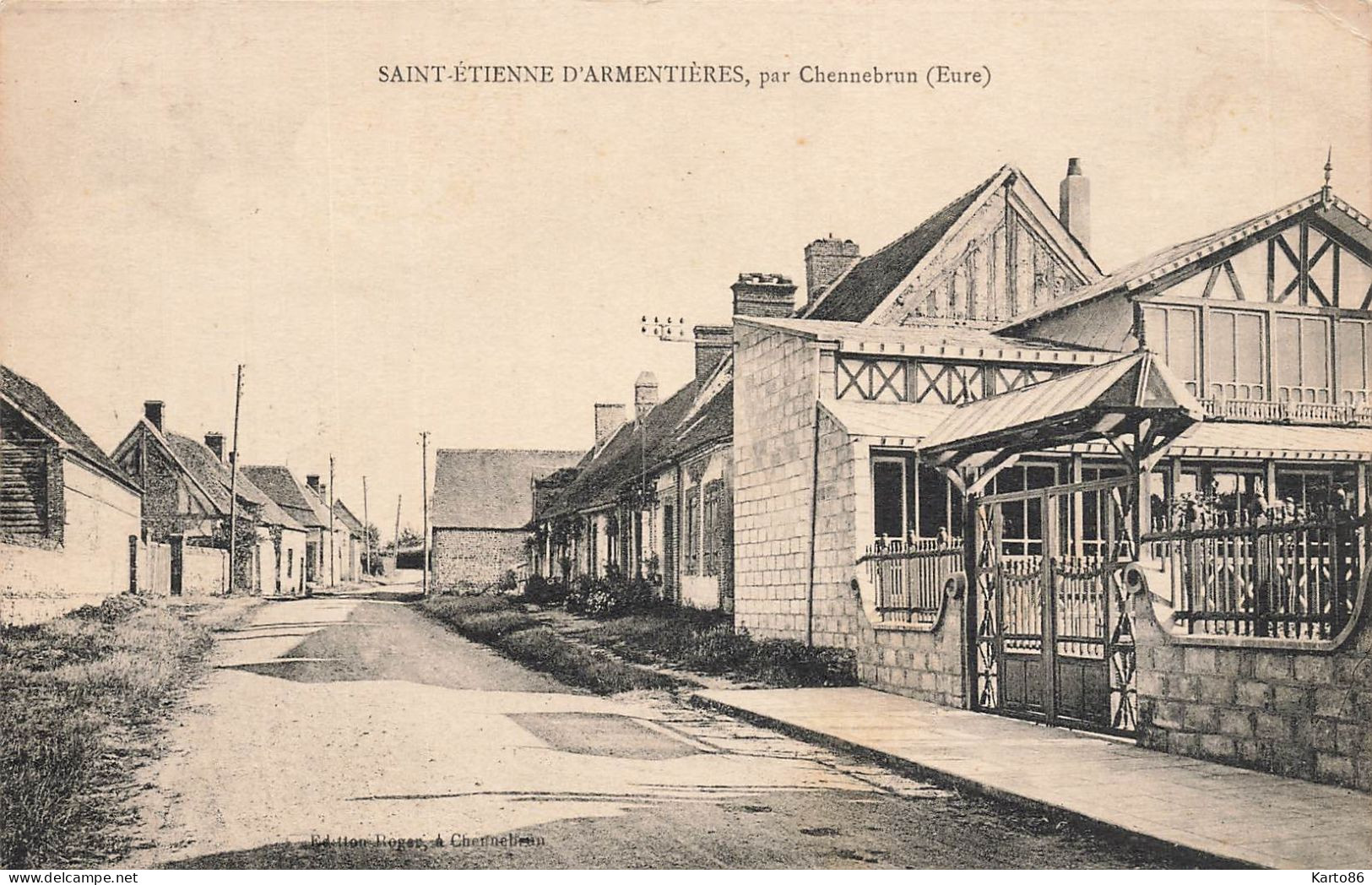 St étienne D'armentières , Par Chennebrun * Rue Village - Altri & Non Classificati