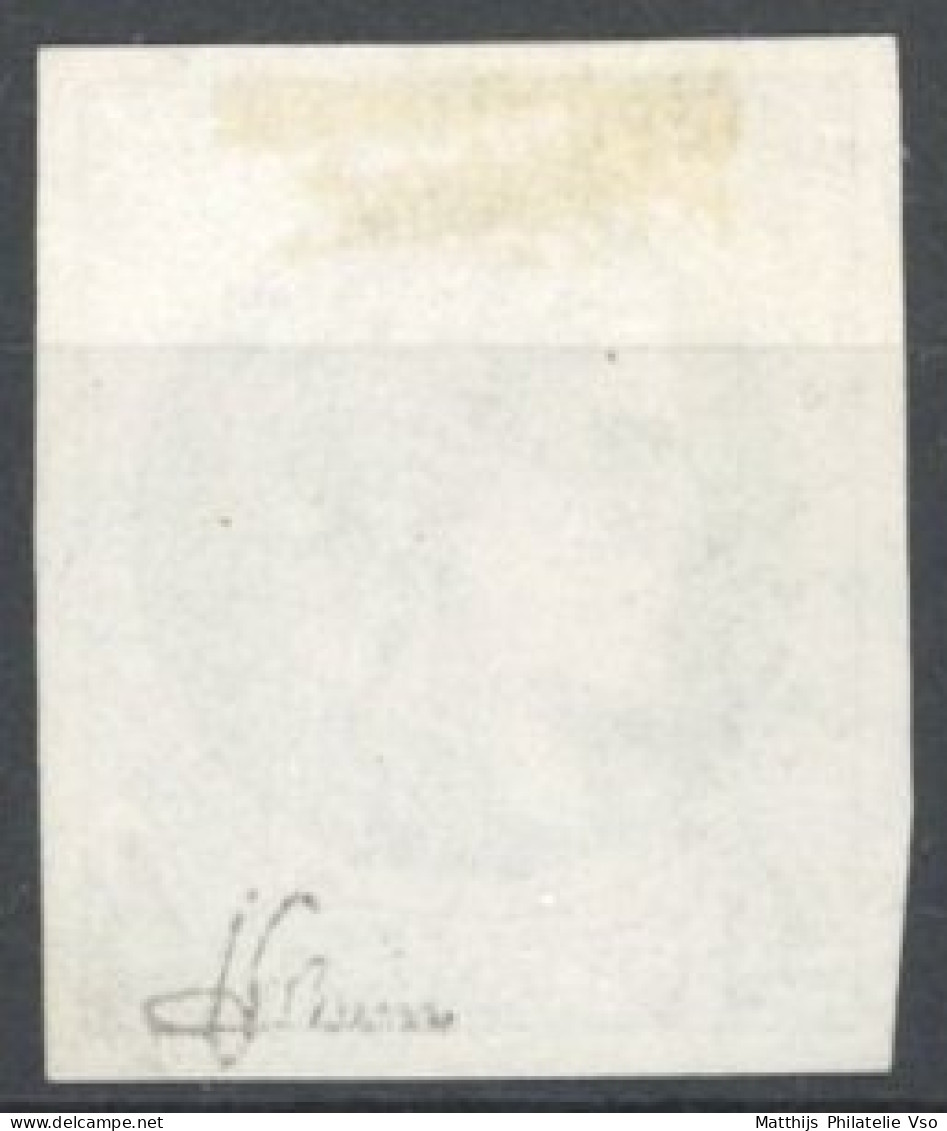 [(*) SUP] N° 41B, 4c Gris (report 2), Belles Marges, Signe JF Brun - Superbe - Cote: 200€ - 1870 Bordeaux Printing