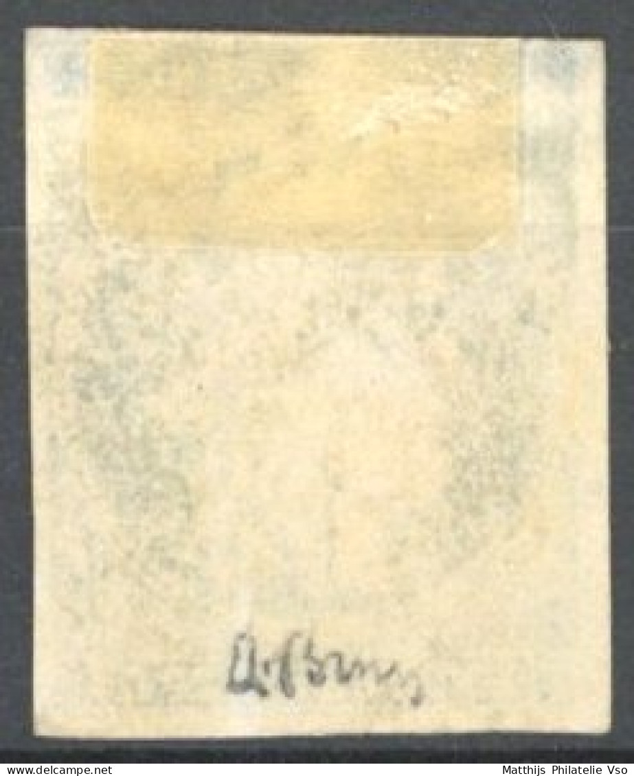 [* B/TB] N° 45B, 20c Bleu (type II - Report 2), Juste En Haut. Petit Pelurage Au Dessus - Signé Brun - Cote: 2100€ - 1870 Bordeaux Printing