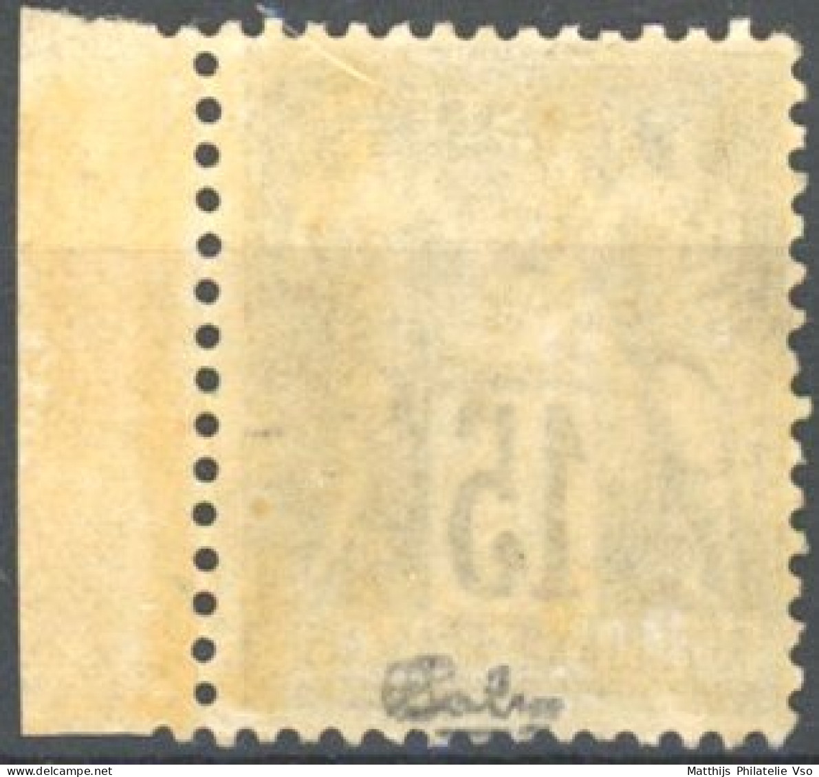 [** SUP] N° 77, 15c Gris (II), Bdf Et Signé Calves - Fraîcheur Postale - Cote: 1800€ - 1876-1898 Sage (Tipo II)