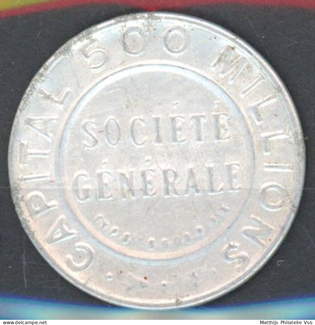 [(*) SUP] N° 137, 5c Vert, Timbre Monnaie - Société Générale - 1903-60 Säerin, Untergrund Schraffiert