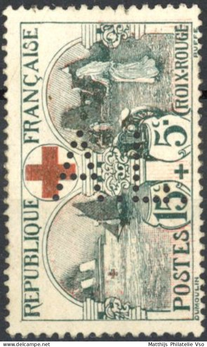 [(*) SUP] N° 156, Croix-Rouge - Perforation A.L. - Autres & Non Classés