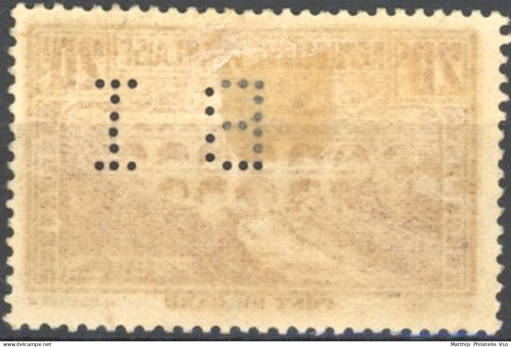 [O SUP] N° 262, 20f Pont Du Gard (IIB), Obl Légère - Perforation De Firme - Cote: 50€ - Used Stamps