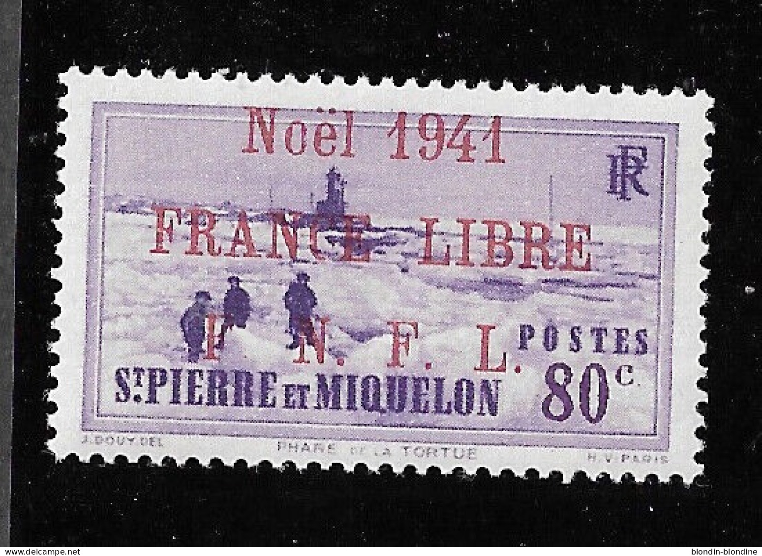SPM MIQUELON YT 219A MVLH VF..Rarement Vu Seulement 1500 Ex Imprimé... 100 % Authentique - Unused Stamps