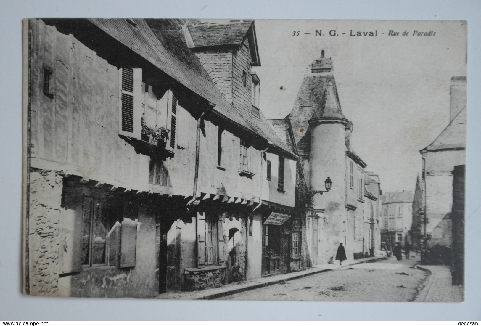 Cpa 1916 LAVAL Rue De Paradis - NOUF11 - Laval
