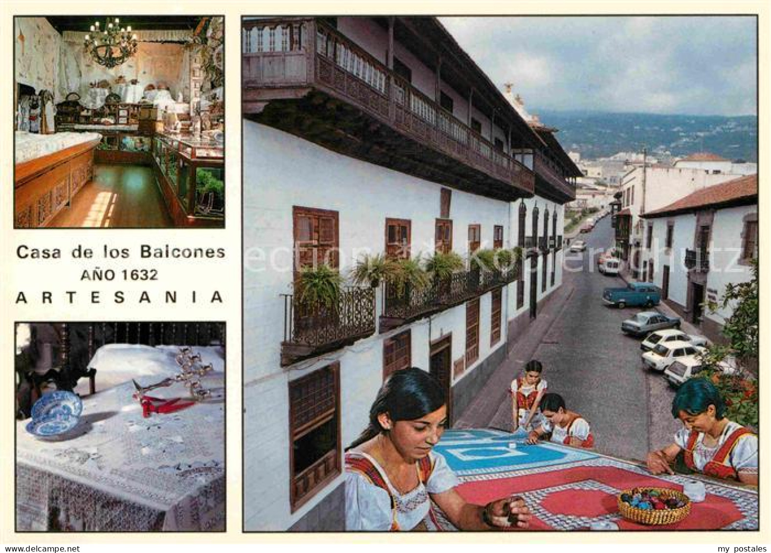 72693384 Orotava Tenerife Casa Los Balcones Stickerinnen Tischdecken Orotava Ten - Autres & Non Classés