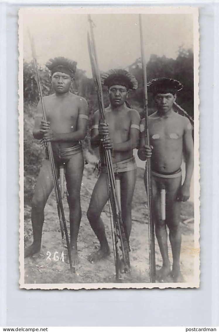 Brasil - Indios Botocudos - REAL PHOTO - Ed. Desconhecido  - Sonstige & Ohne Zuordnung