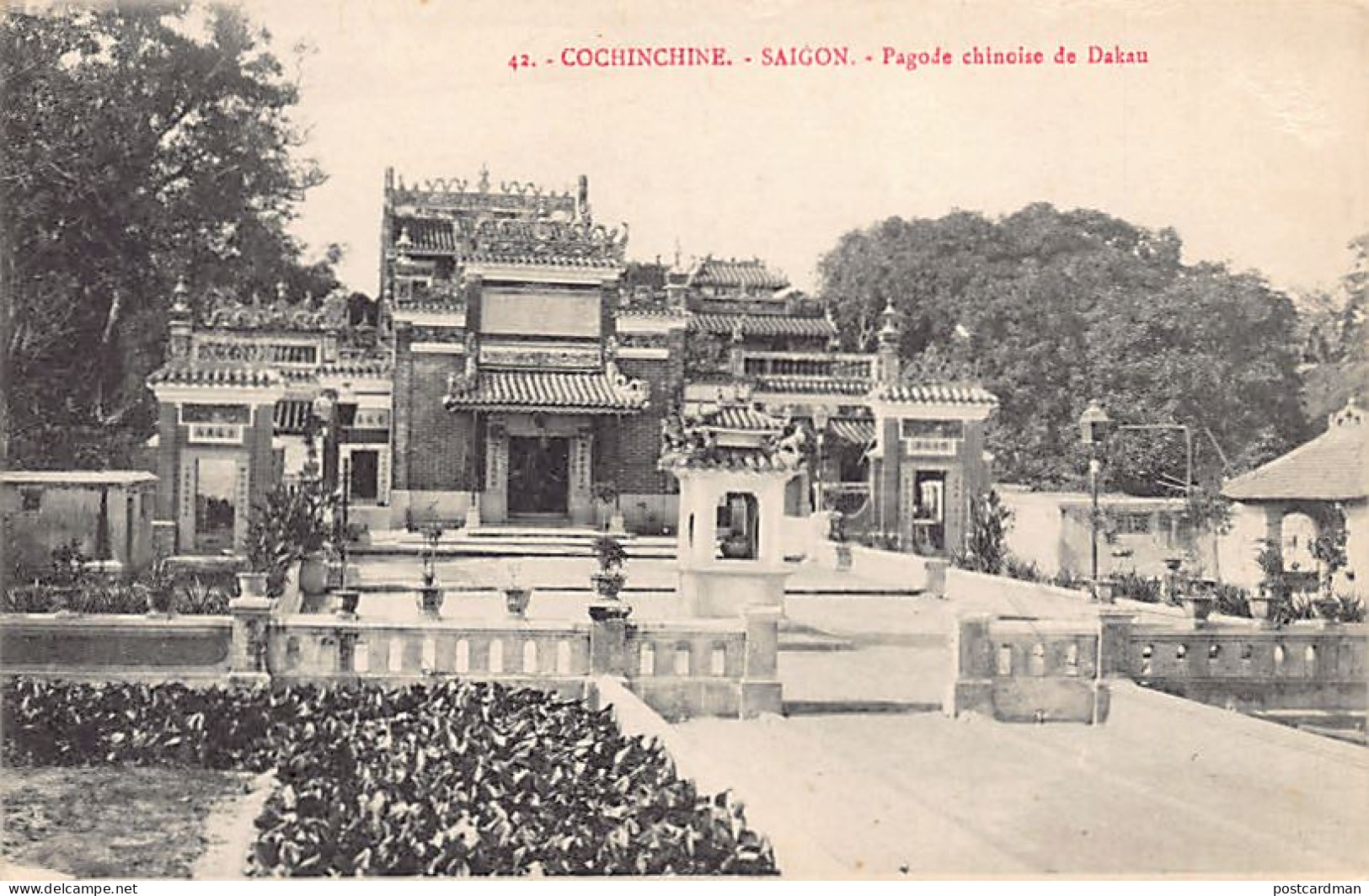 Vietnam - SAIGON - Pagode Chinoise De Dakau - Ed. Imprimeries Réunies De Nancy 42 - Viêt-Nam