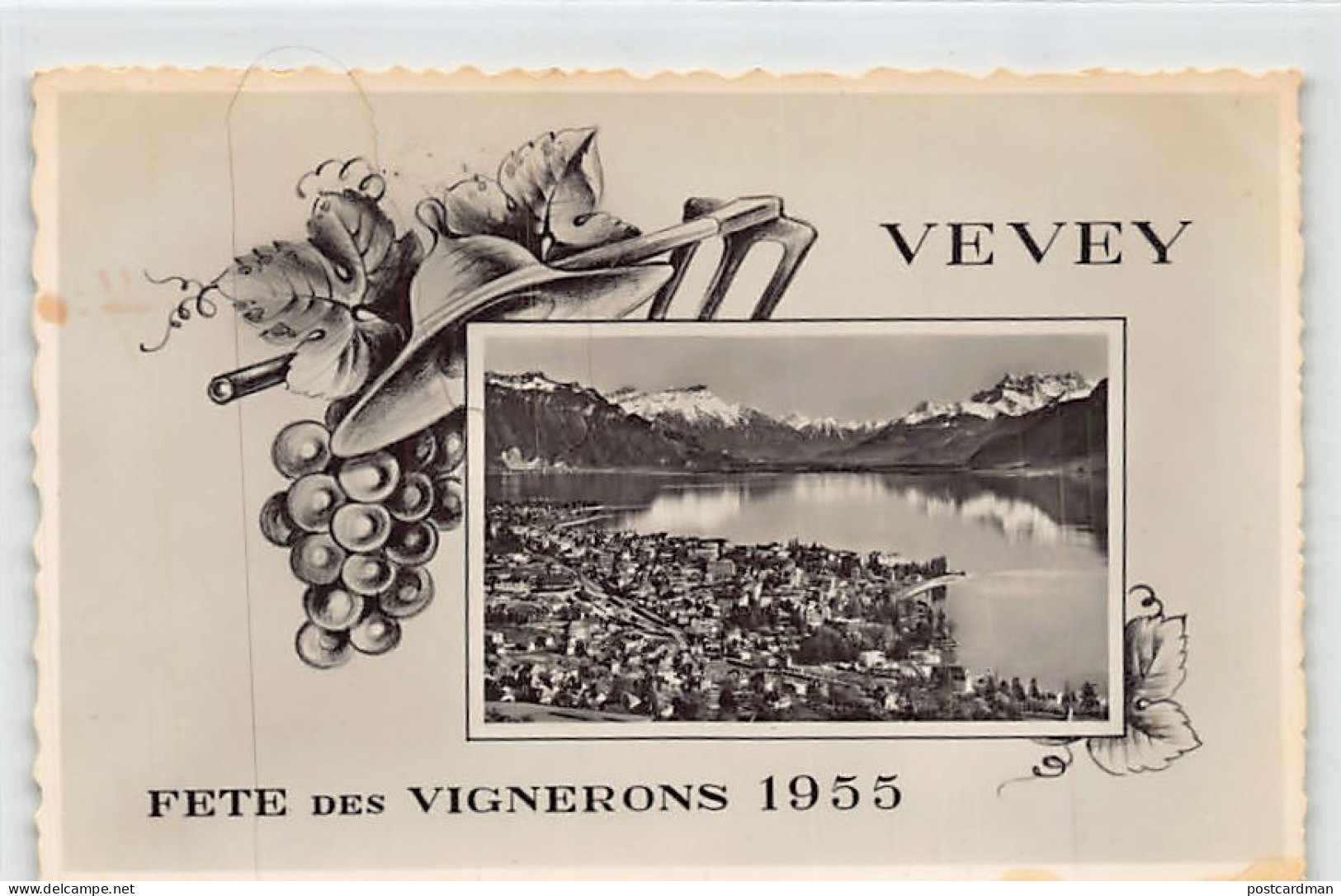 VEVEY (VD) Fête Des Vignerons 1955 - Ed. Perrochet 425 - Vevey