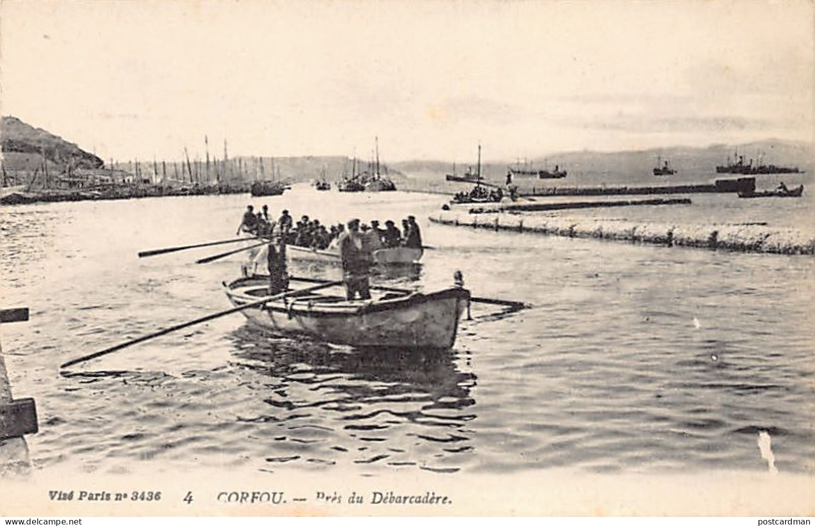 Greece - CORFU - Near The Landing Stage - Publ. Levy 4 - Griechenland