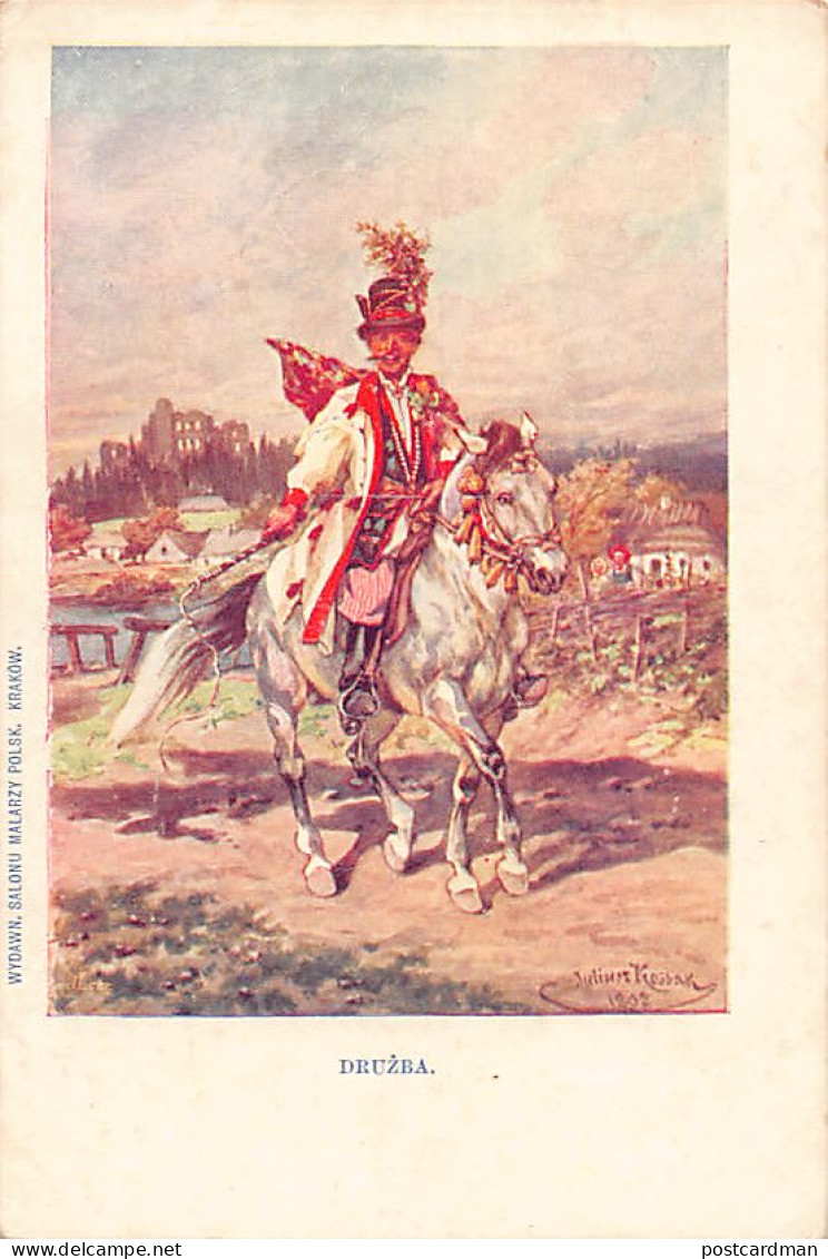 POLSKA Poland - Druzba (The Best Man) - Pinx. Juliusz Kossak (Rok 1907) Nakl. Salonu Malarzy Polskich W Krakowie - Poland