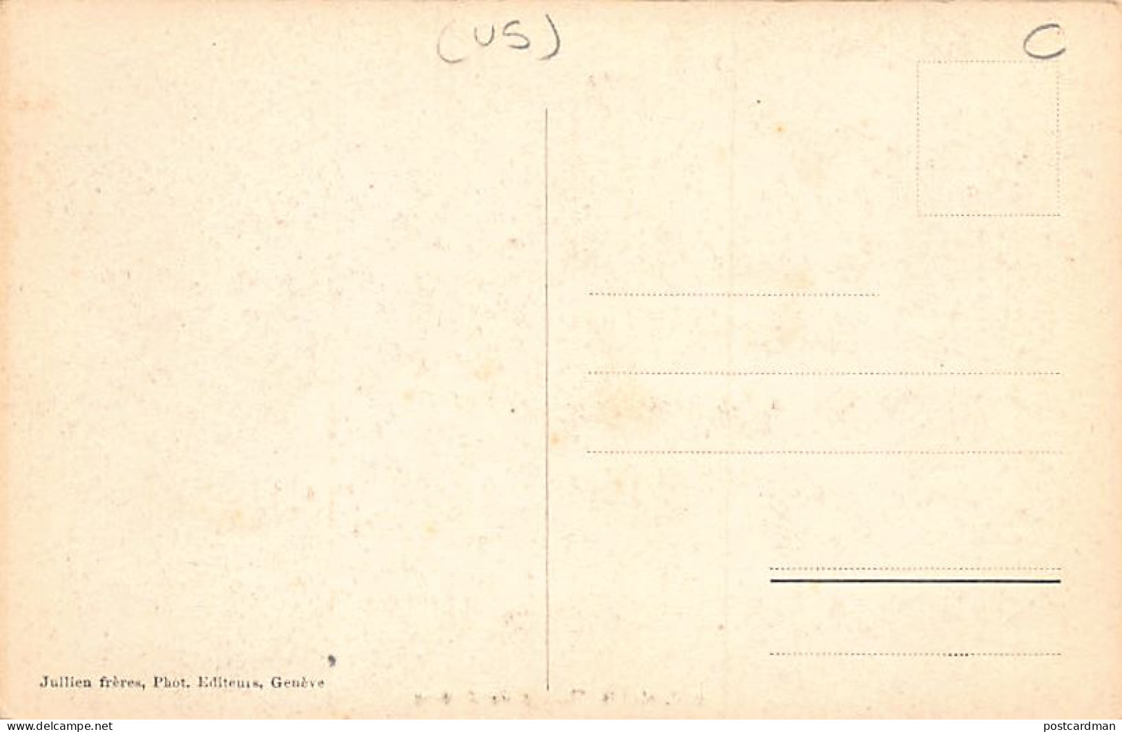 Suisse - Gietroz (VS) Village - Ed. Jullien Frères 1686 - Other & Unclassified