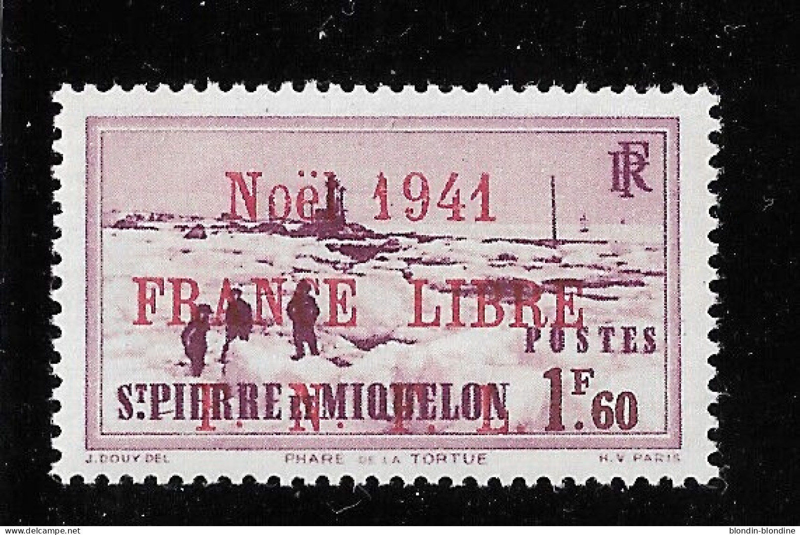 SPM MIQUELON YT 224A MVLH/VF..Rarement Vu Seulement 1500 Ex Imprimé... 100 % Authentique - Unused Stamps