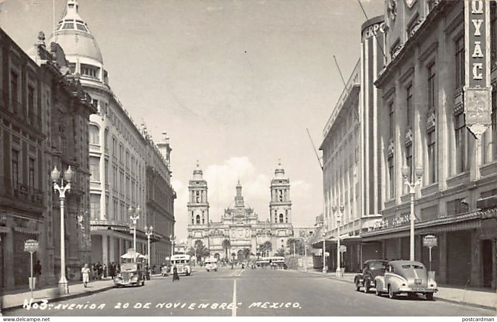 CIUDAD DE MÉXICO - Avenida 20 De Noviembre - FOTO POSTAL - Ed. Desconocido 3 - Mexique