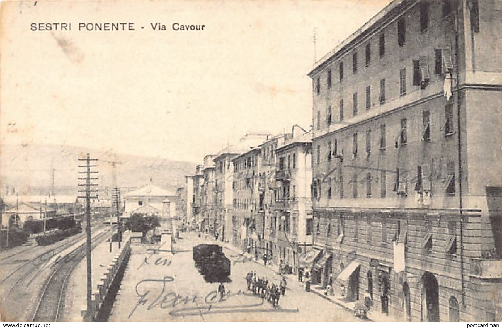Italia - SESTRI PONENTE Genova - Via Cavour - Genova (Genua)