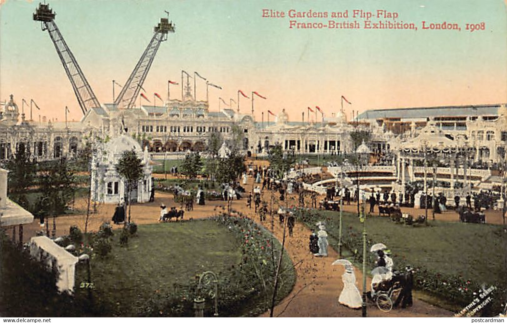 England - LONDON Elite Grardens And Flip Flap Franco-British Exhibition 1908 - Autres & Non Classés