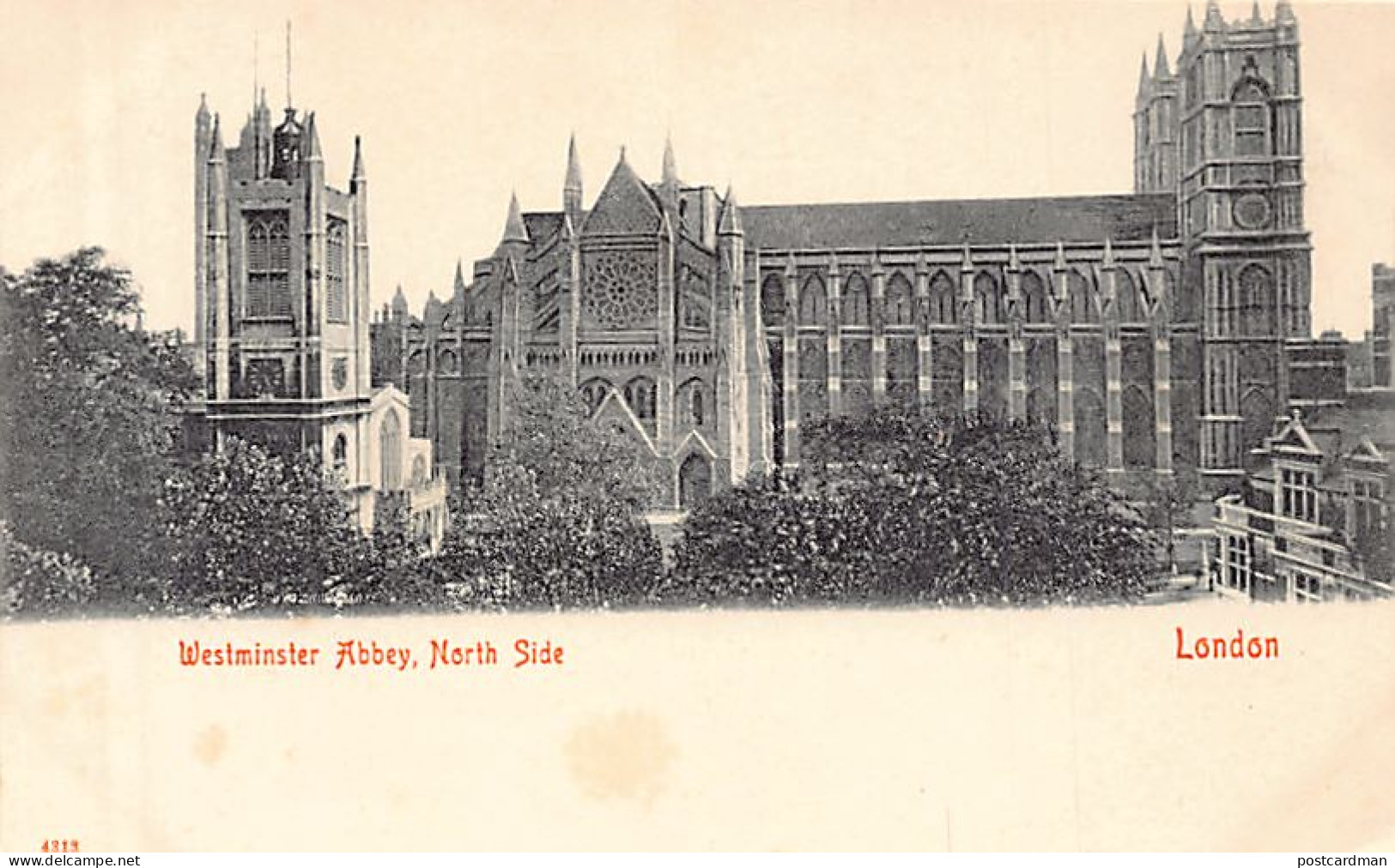 LONDON - Westminster Abbey, North Side - Publ. Stengel & Co. 4313 - Autres & Non Classés