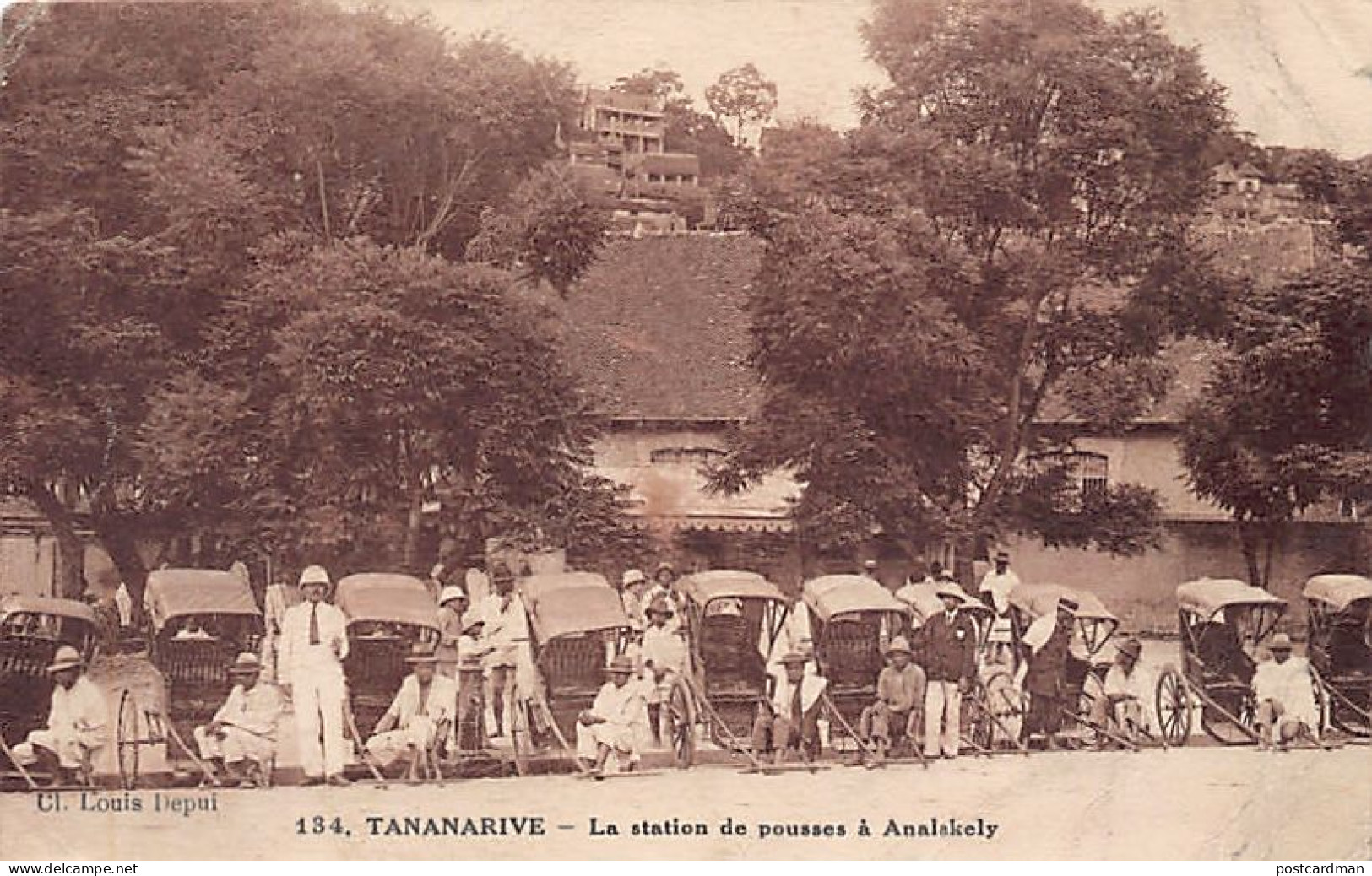 Madagascar - TANANARIVE - La Station Des Pousses-pousse à Anlakely - Ed. Depui 134 - Madagaskar