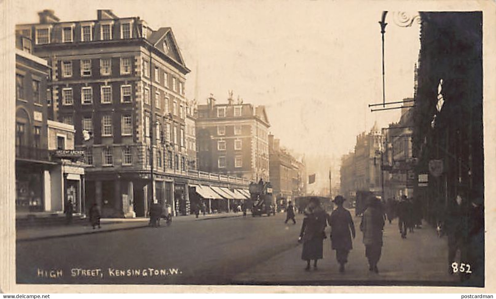 KENSINGTON W. (Greater London) High Street - REAL PHOTO - London Suburbs