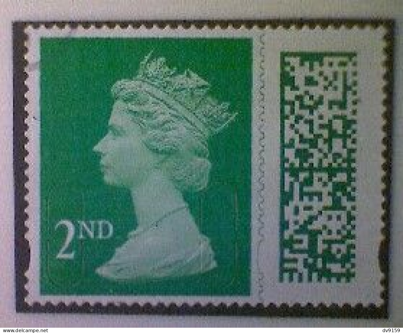 Great Britain, Scott MH500, Used (o), 2022 Machin, Queen Elizabeth II, 2nd, Emerald - Machin-Ausgaben