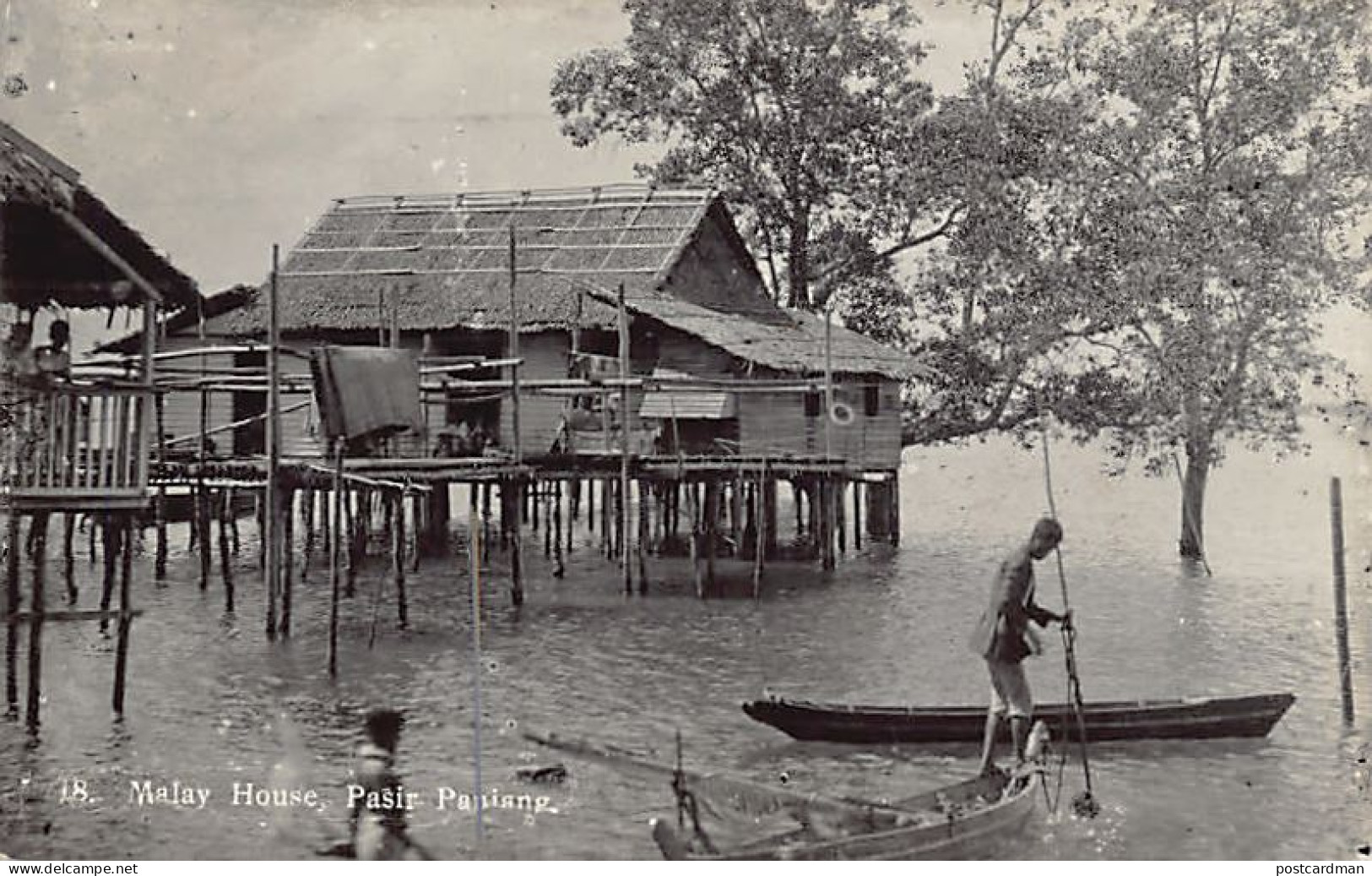 Singapore - Malay House, Pasir Panjang - REAL PHOTO - Publ. Unknown  - Singapour