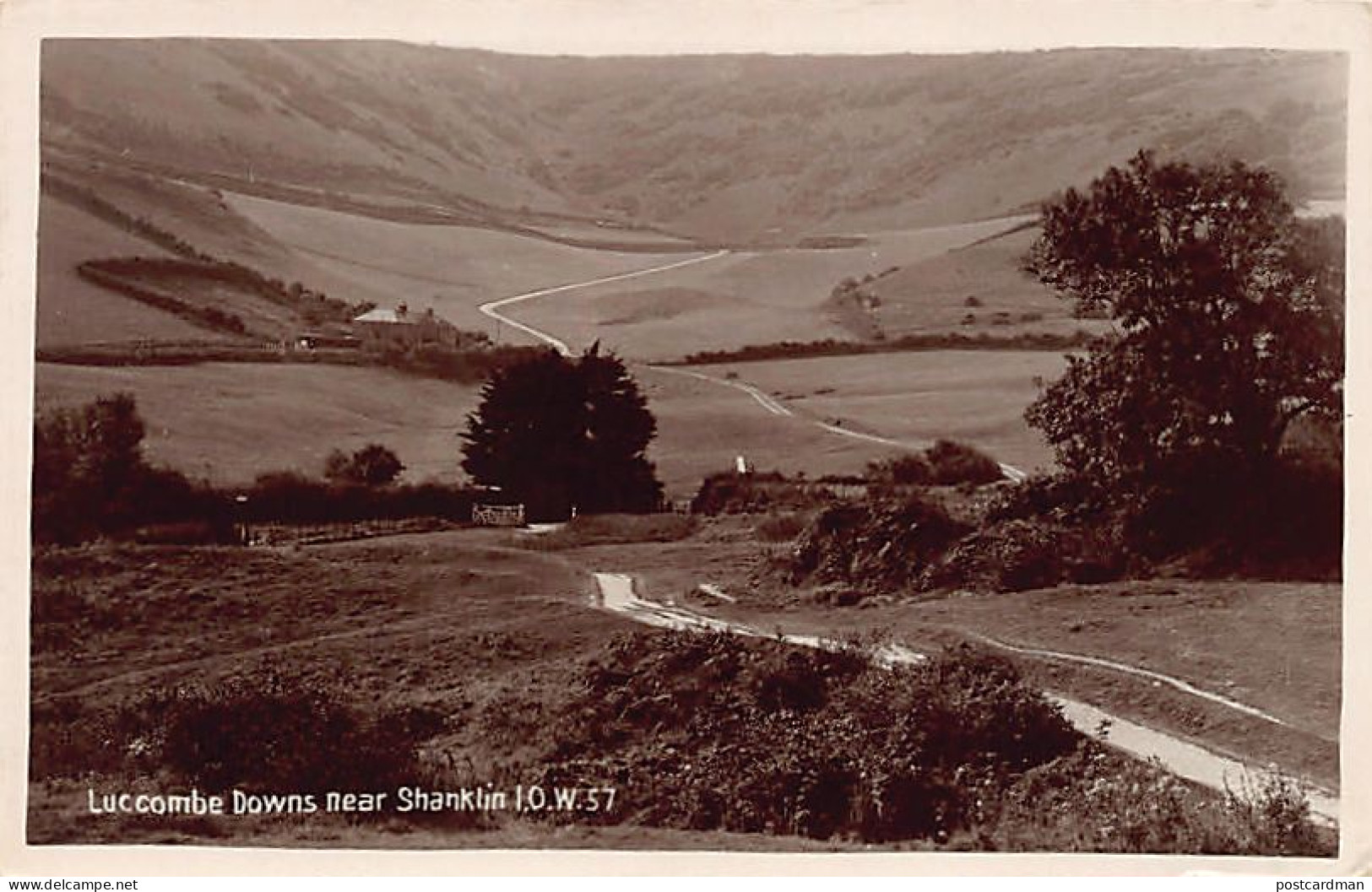 England - SHANKLIN Luccombe Downs - Shanklin