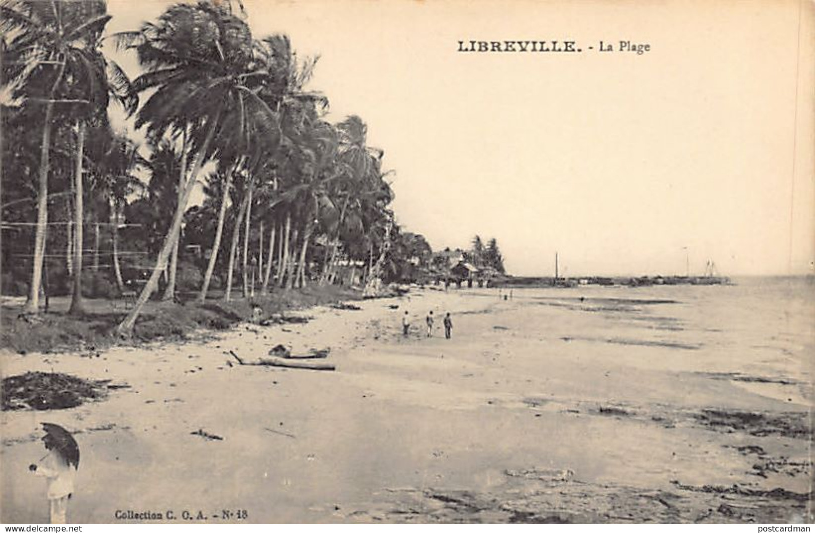 Gabon - LIBREVILLE - La Plage - Ed. C.O.A. 18 - Gabon