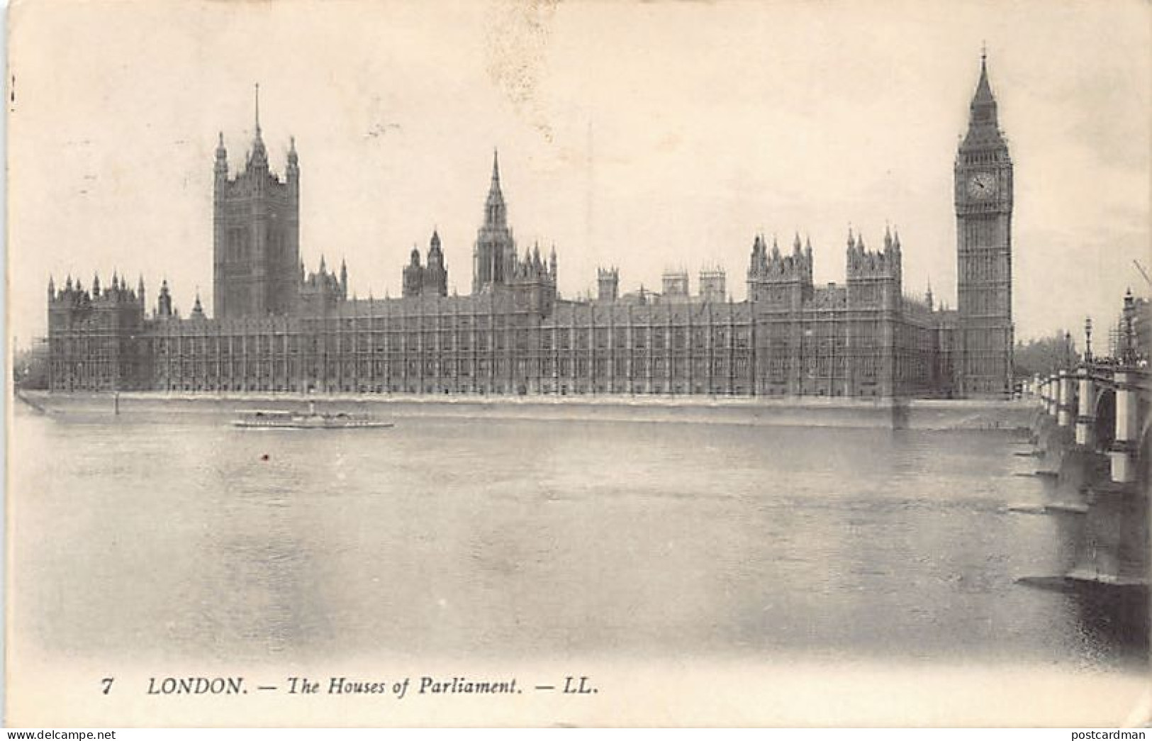 England - LONDON The Houses Of Parliament - Publisher Levy LL. 7 - Houses Of Parliament