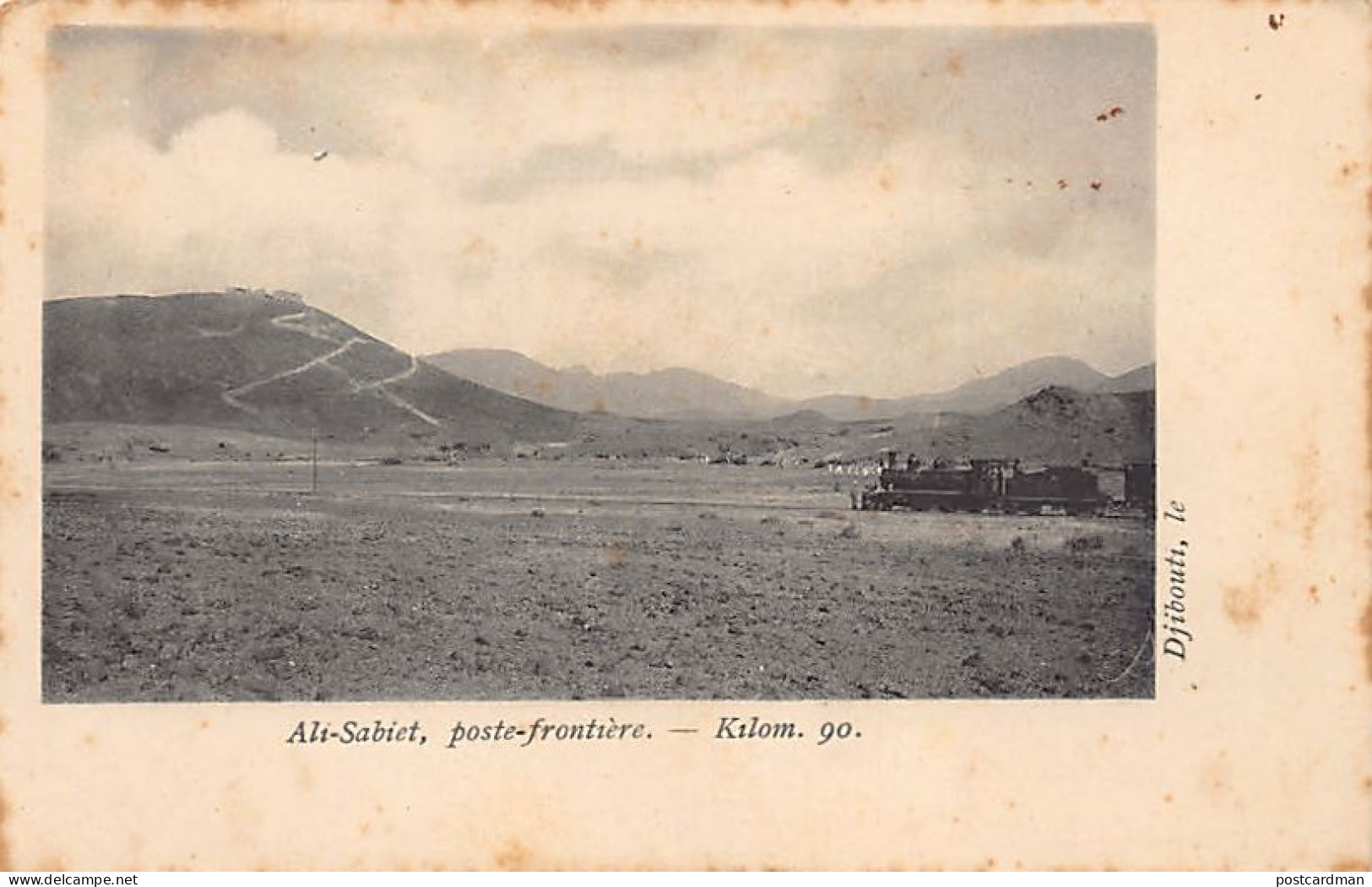 DJIBOUTI - ALI SABIEH (Ali Sabiet), Poste Frontière Du Chemin De Fer Franco-éthiopien - Ed. Inconnu  - Dschibuti