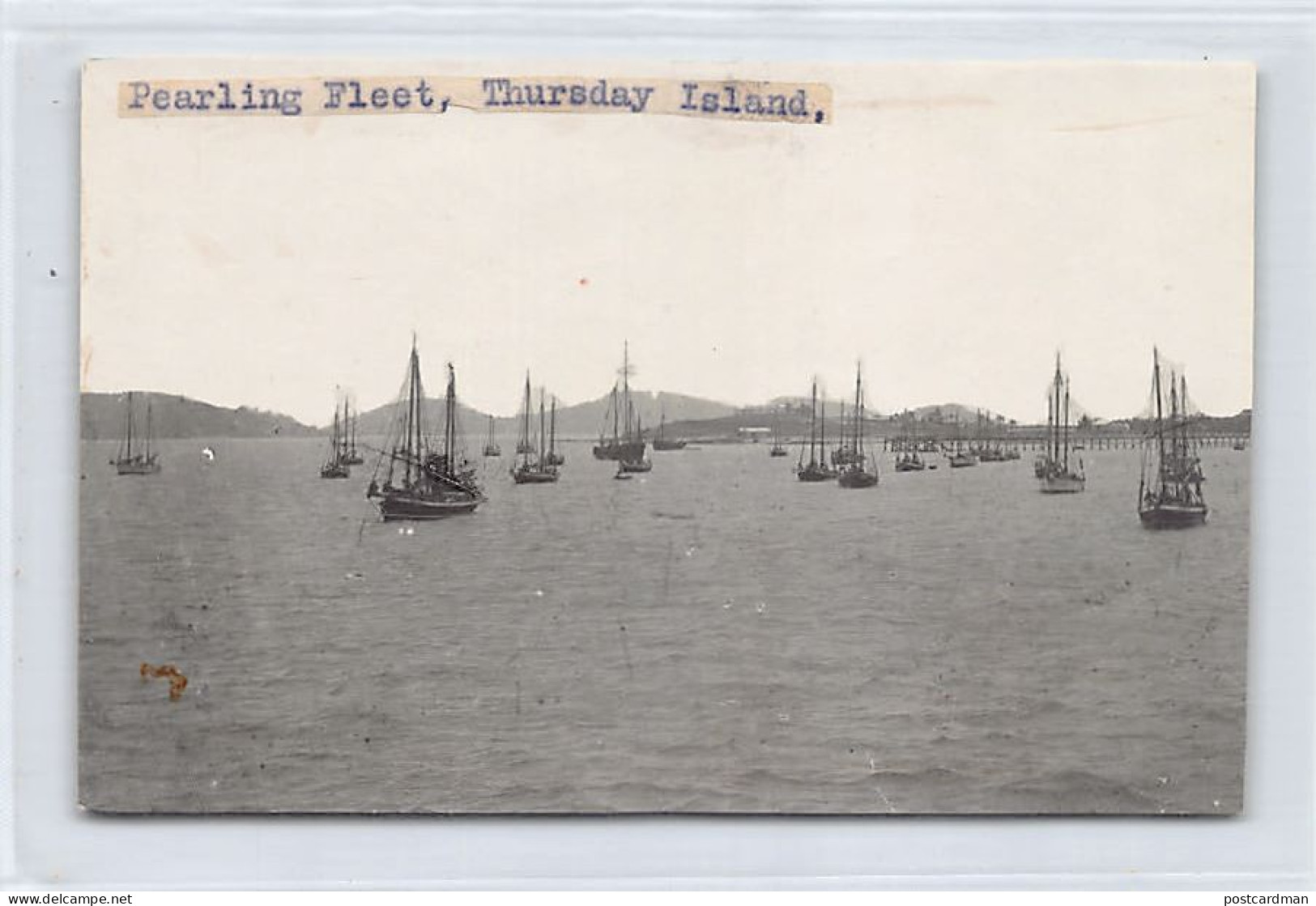 Australia - THURSDAY ISLAND (QLD) Pearling Fleet - REAL PHOTO - Publ. Nittsuseido Publ. Co.  - Sonstige & Ohne Zuordnung