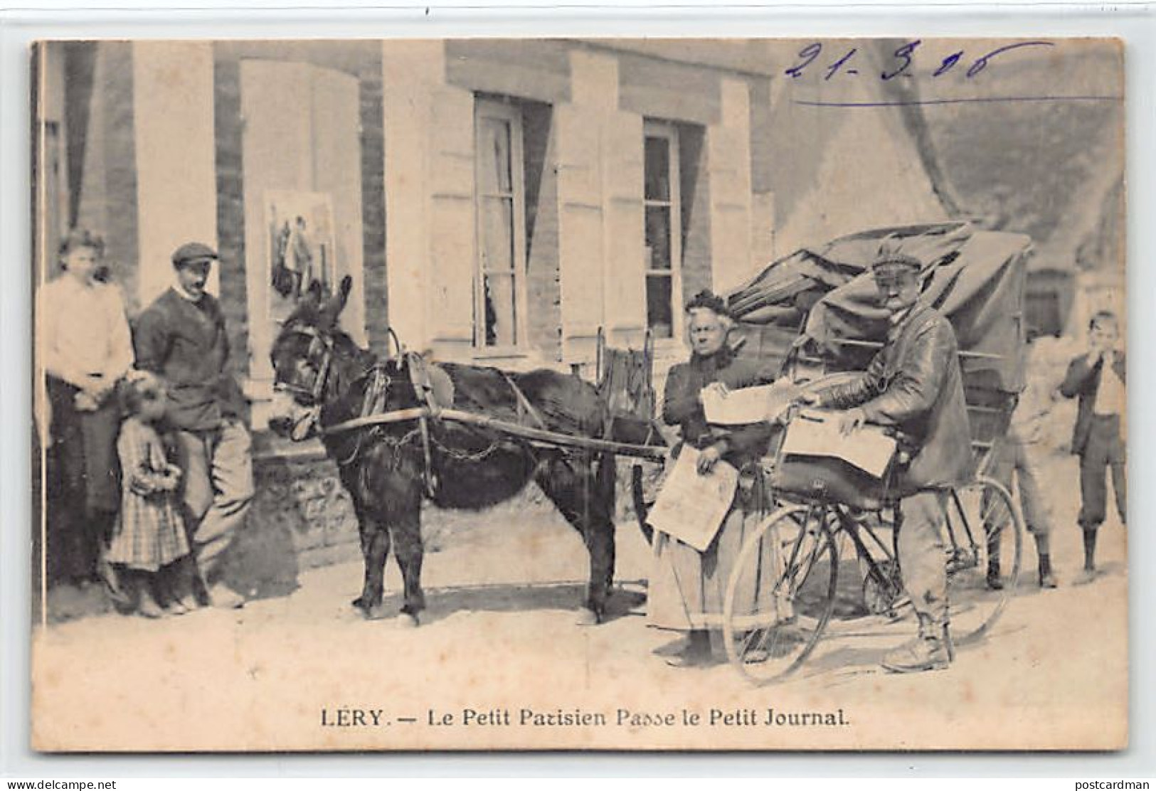 LÉRY (27) Livreur De Journaux - Le Petit Parisien Passe Le Petit Journal - Ed. Inconnu - Other & Unclassified