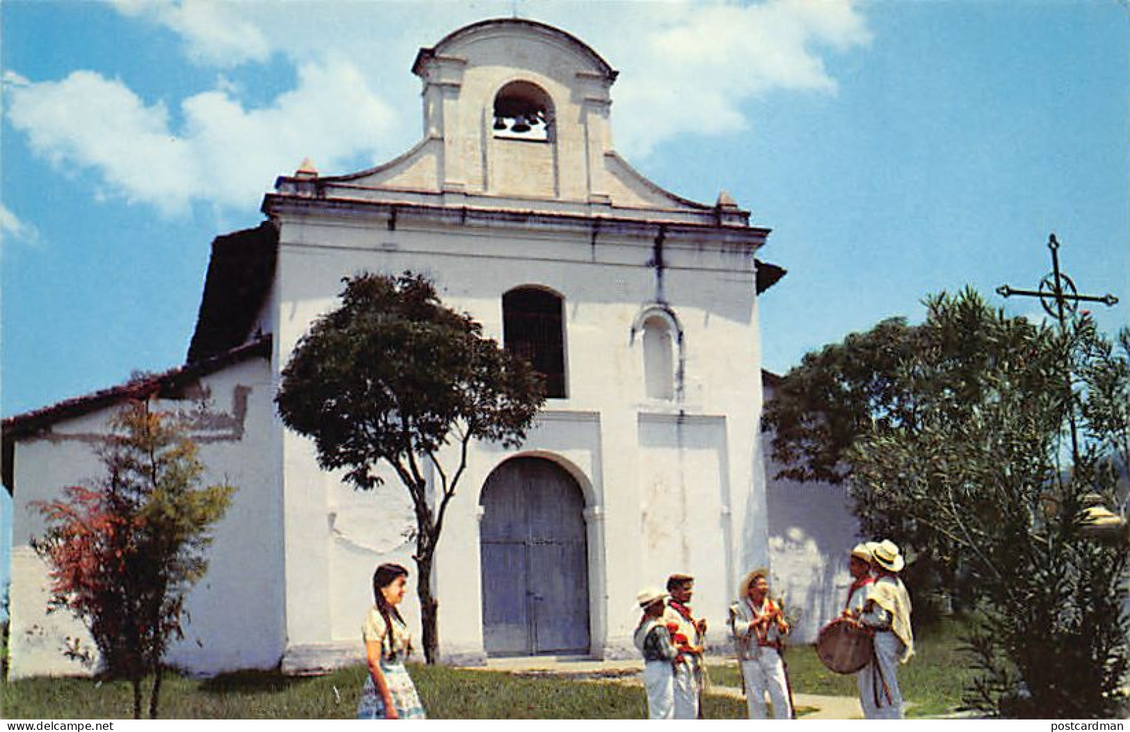 Colombia - POPAYAN (Cauca) - La Hermita Iglesia Ximena Y Conjunto Tipico - Ed. Movifoto 4041 - Kolumbien