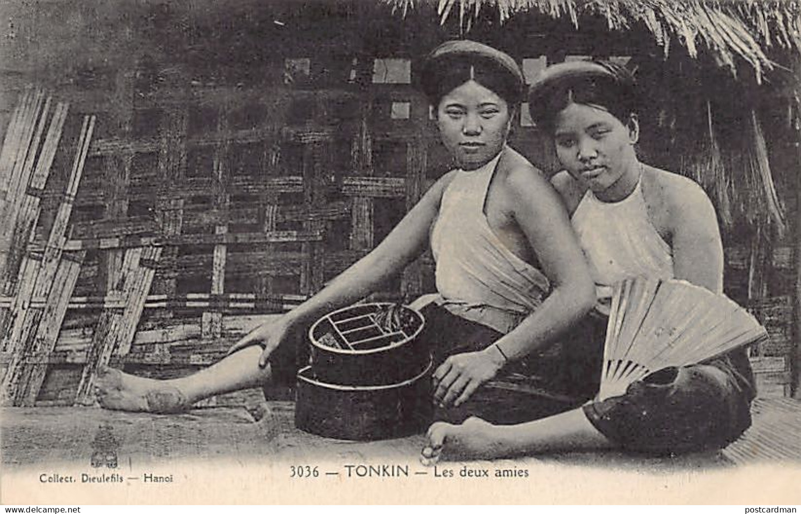 Viet Nam - TONKIN - Les Deux Amies - Ed. P. Dieulefils 3036 - Viêt-Nam