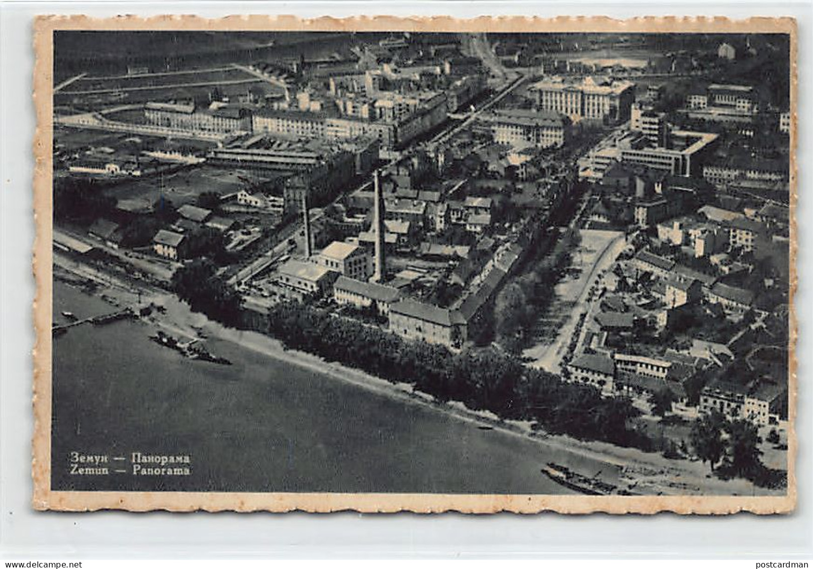 Serbia - ZEMUN Zimony - Aerial View - Serbia