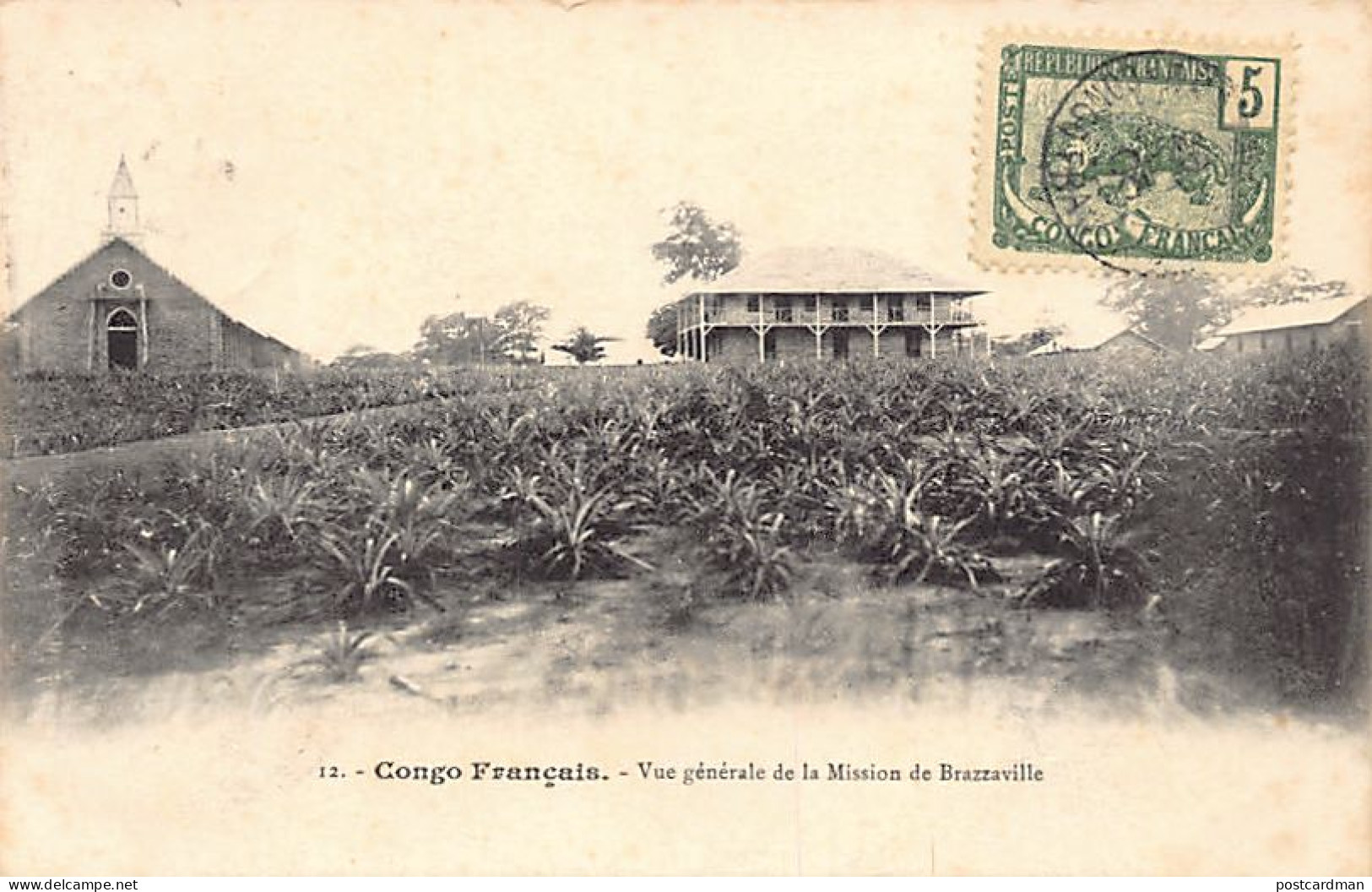 CONGO - Vue Générale De La Mission De Brazzaville - Ed. Inconnu 12 - Autres & Non Classés