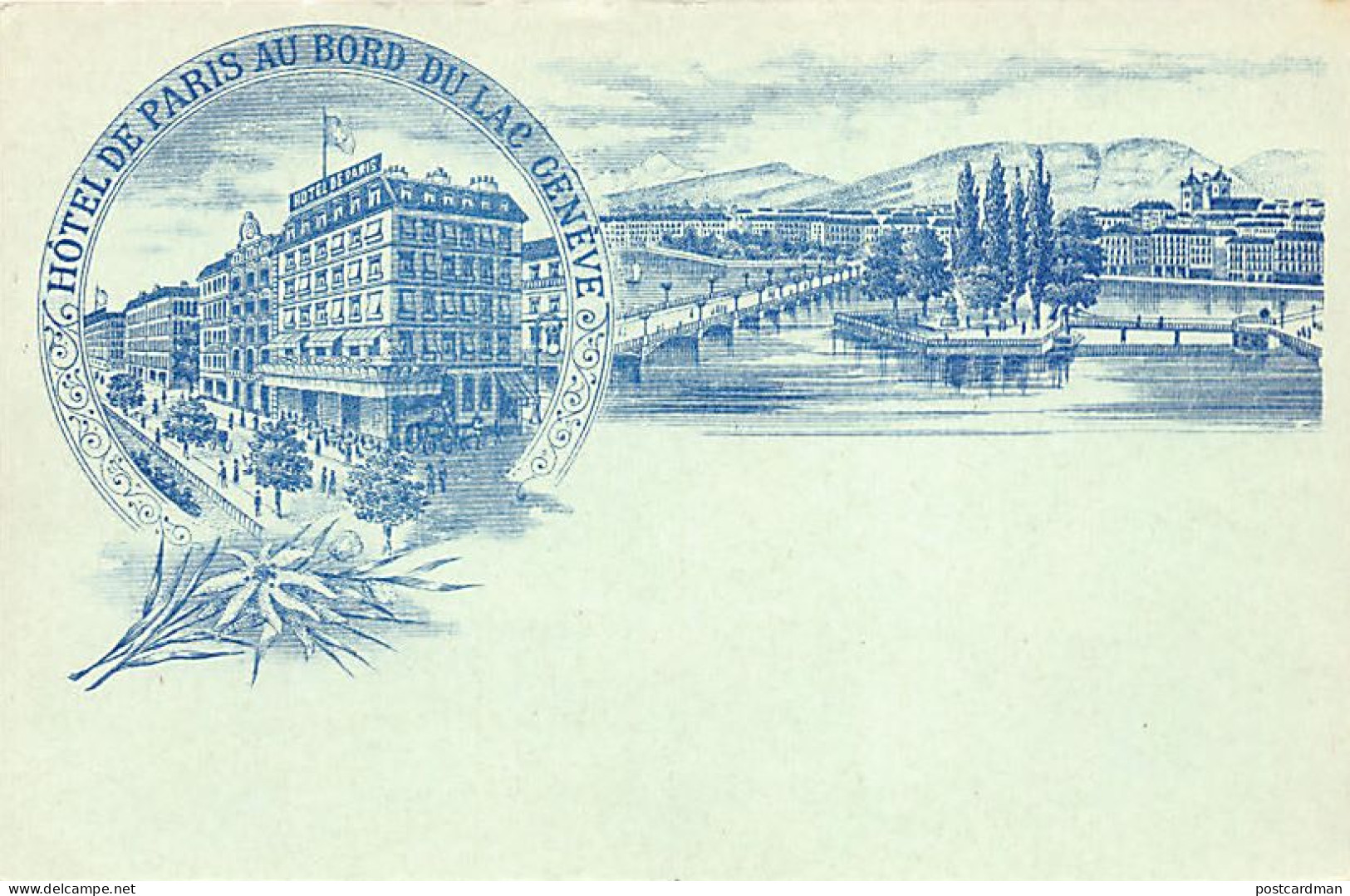GENÈVE - Hôtel De Paris - Ed. Inconnu  - Genève
