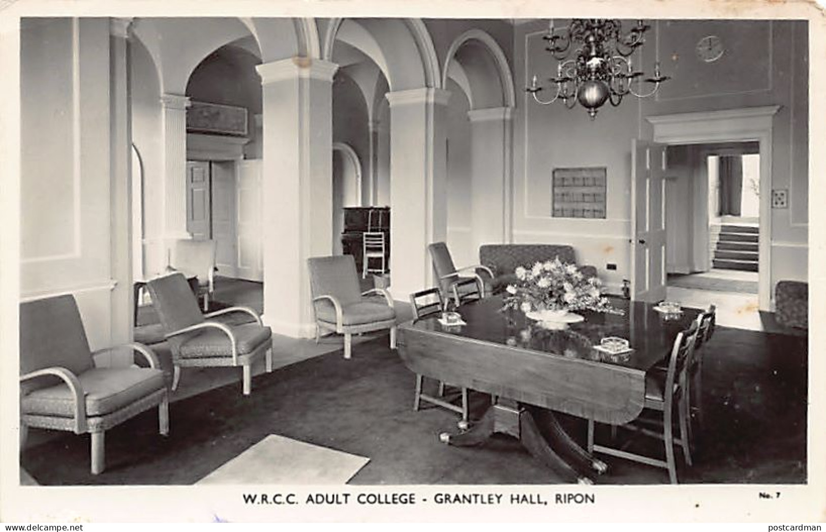 England - Yorks - RIPON W.R.C.C. Adult College - Grantley Hall - Sonstige & Ohne Zuordnung