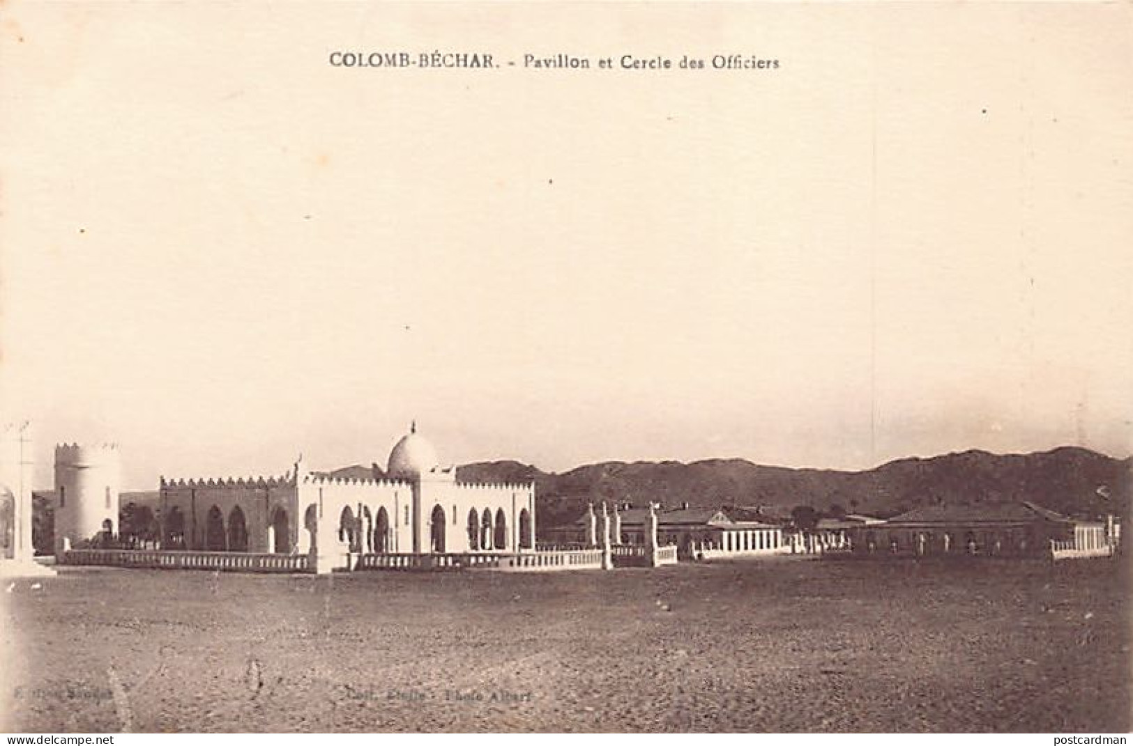 Algérie - COLOMB BÉCHAR - Pavillon Et Cercle Des Officiers - Ed. Sandoz  - Bechar (Colomb Béchar)
