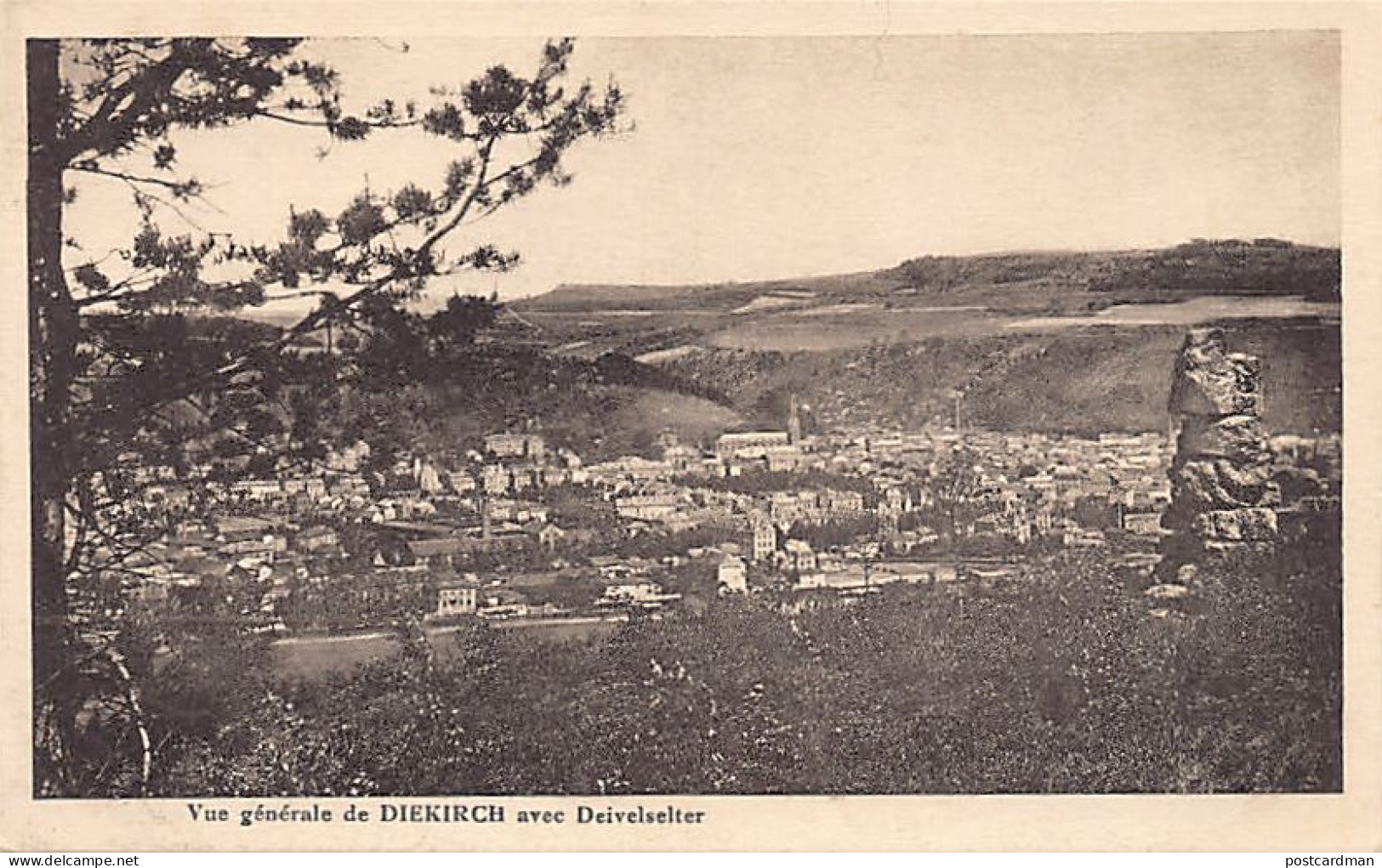 Luxembourg - DIEKIRCH - Vue Géénrale Avec Deivelselter - Ed. R. Tippman - Diekirch