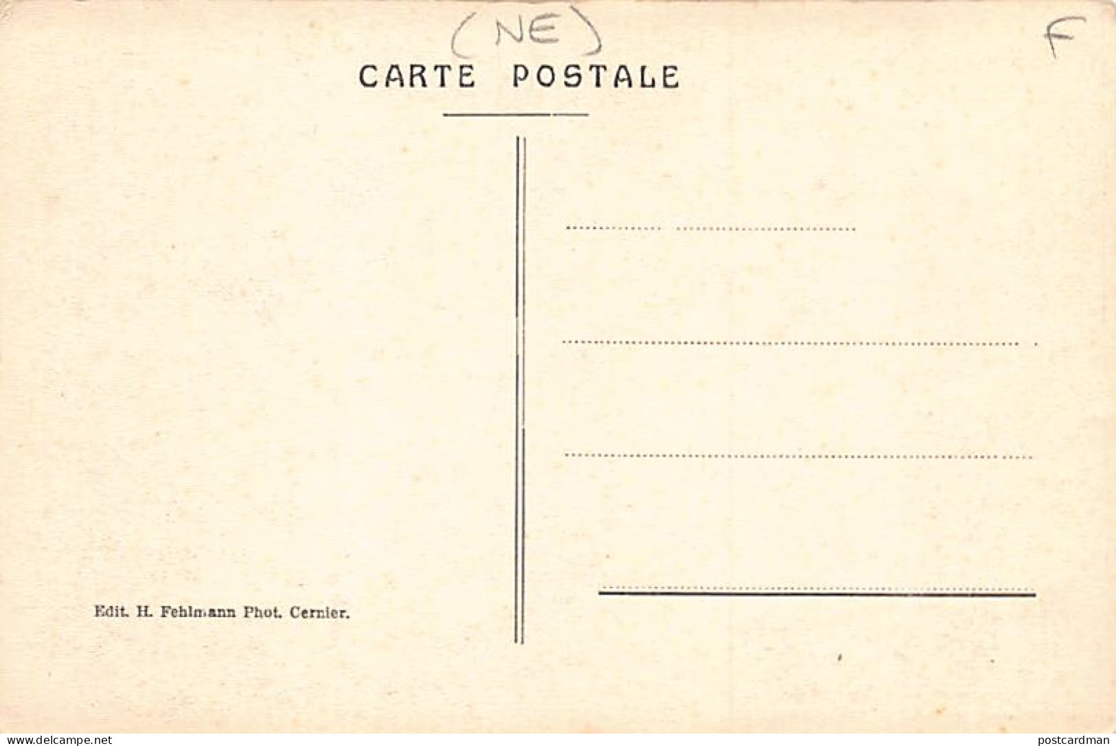 Suisse - Les Hauts-Geneveys (NE) Vue Générale - Ed. H. Fehlmann  - Autres & Non Classés