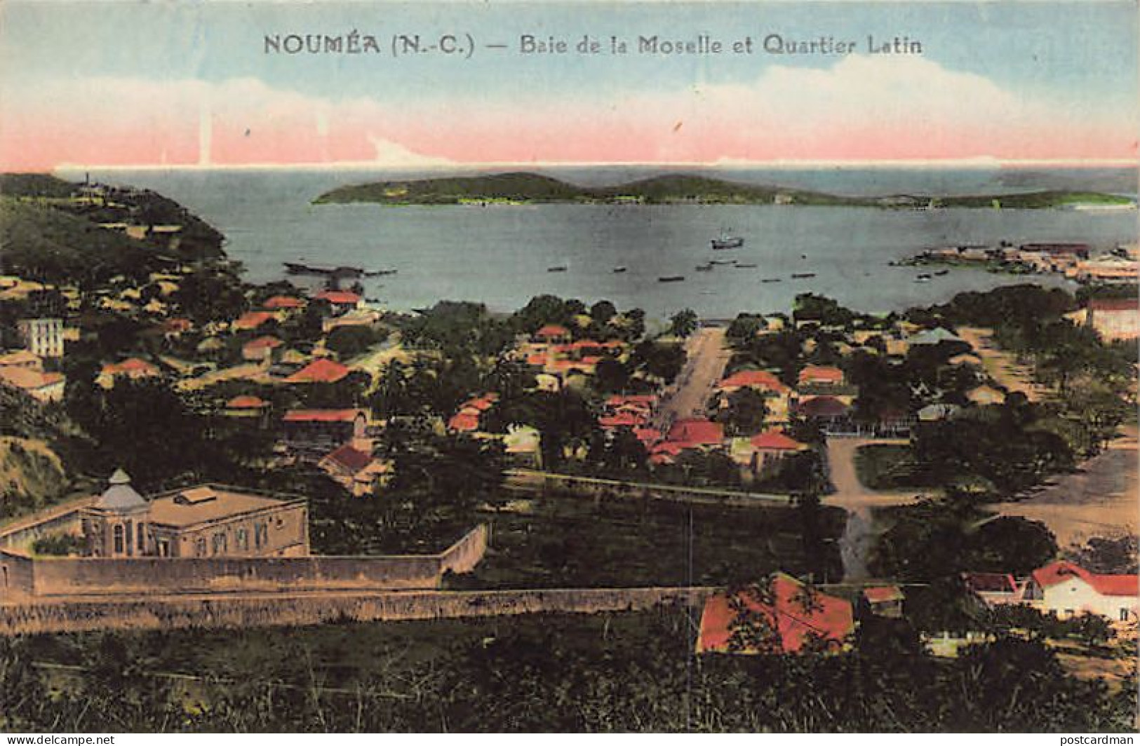 Nouvelle-Calédonie - NOUMÉA - Baie De La Moselle Et Quartier Latin - Ed. Barrau  - Nouvelle Calédonie